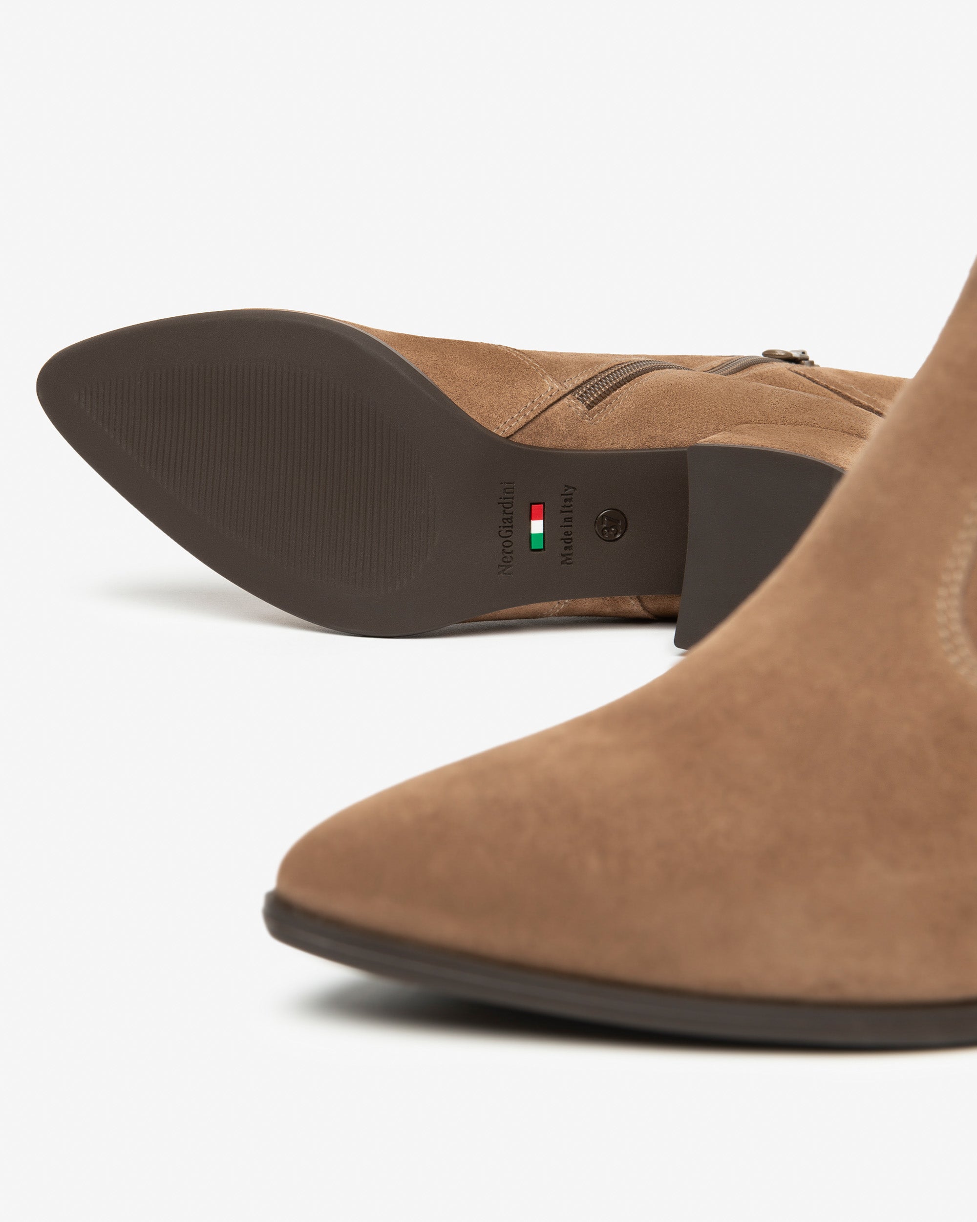 NeroGiardini Bottines Femme Bottines Cuir Velours Hiver