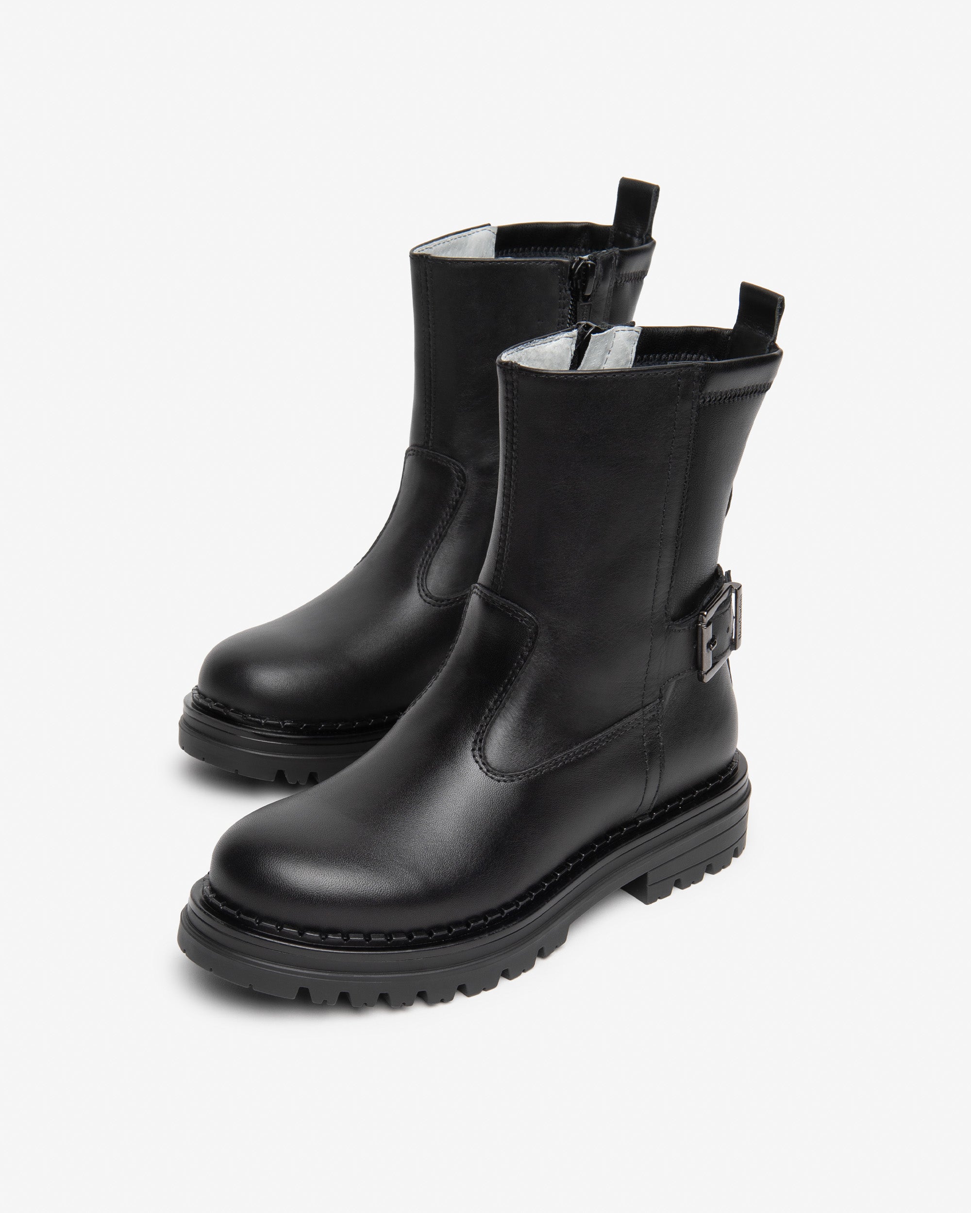 NeroGiardini Bottines Fille Cuir 31-39 Boucle
