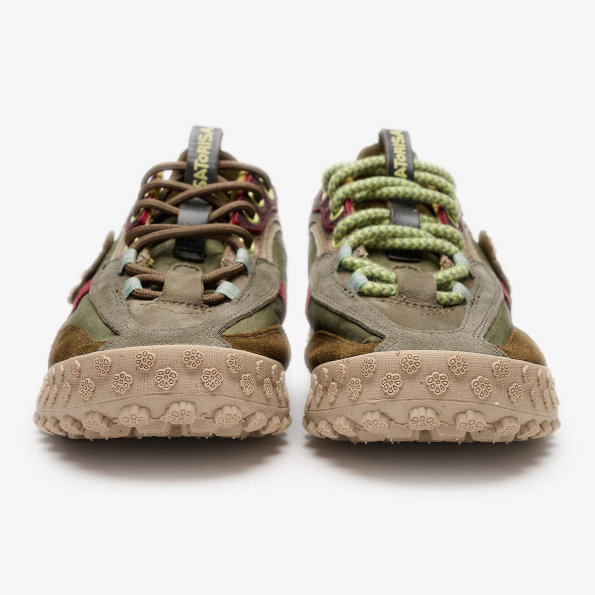 Satorisan Jagube Origin baskets khaki cuir