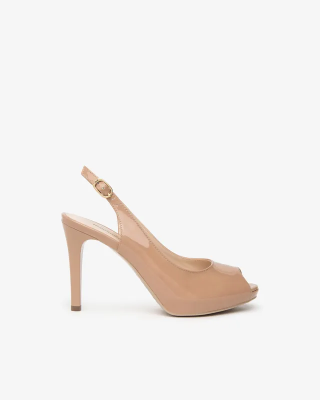 NeroGiardini Escarpins Femme Cuir Vernis Slingback