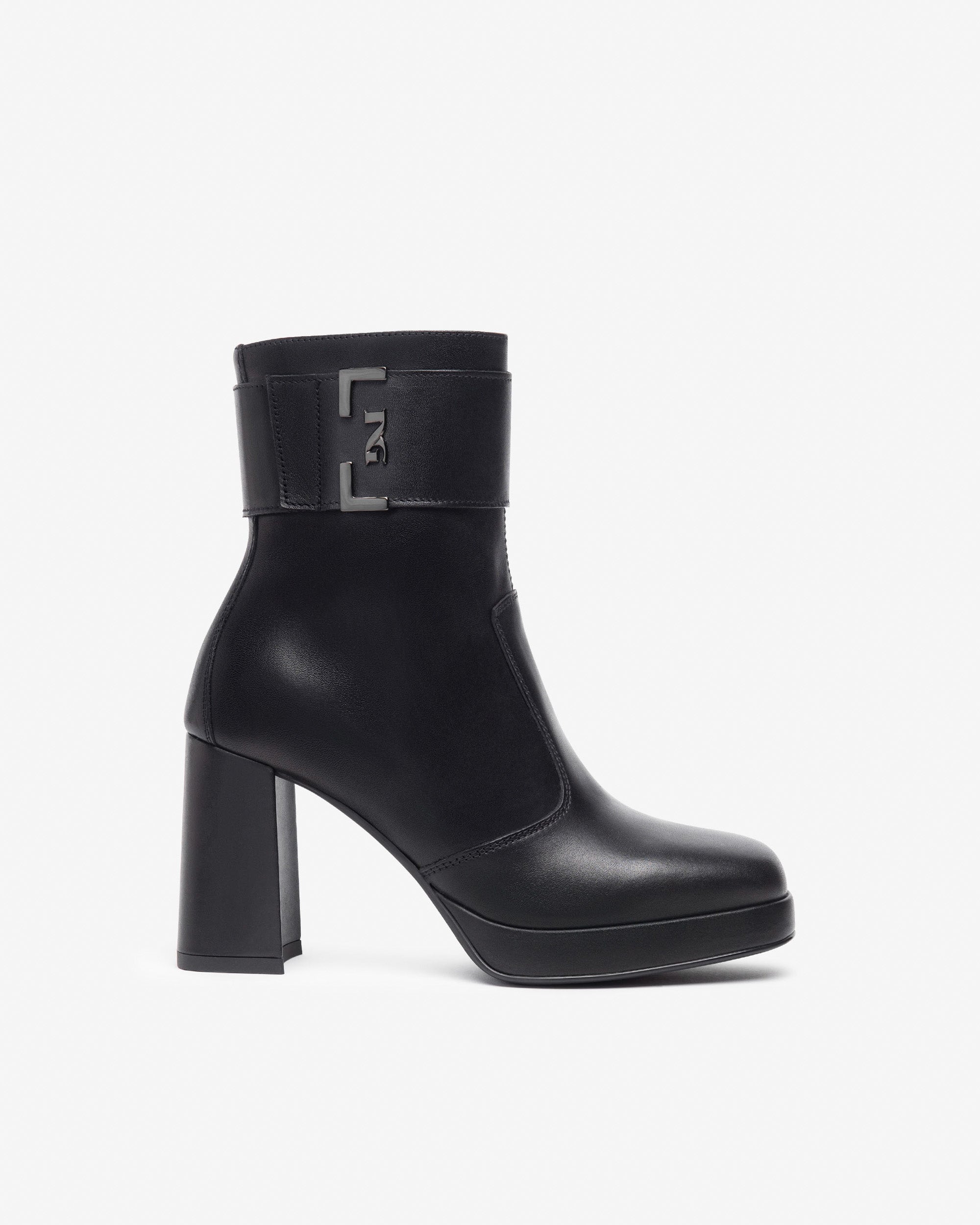 NeroGiardini Bottines Femme en Cuir Automne-Hiver Confort