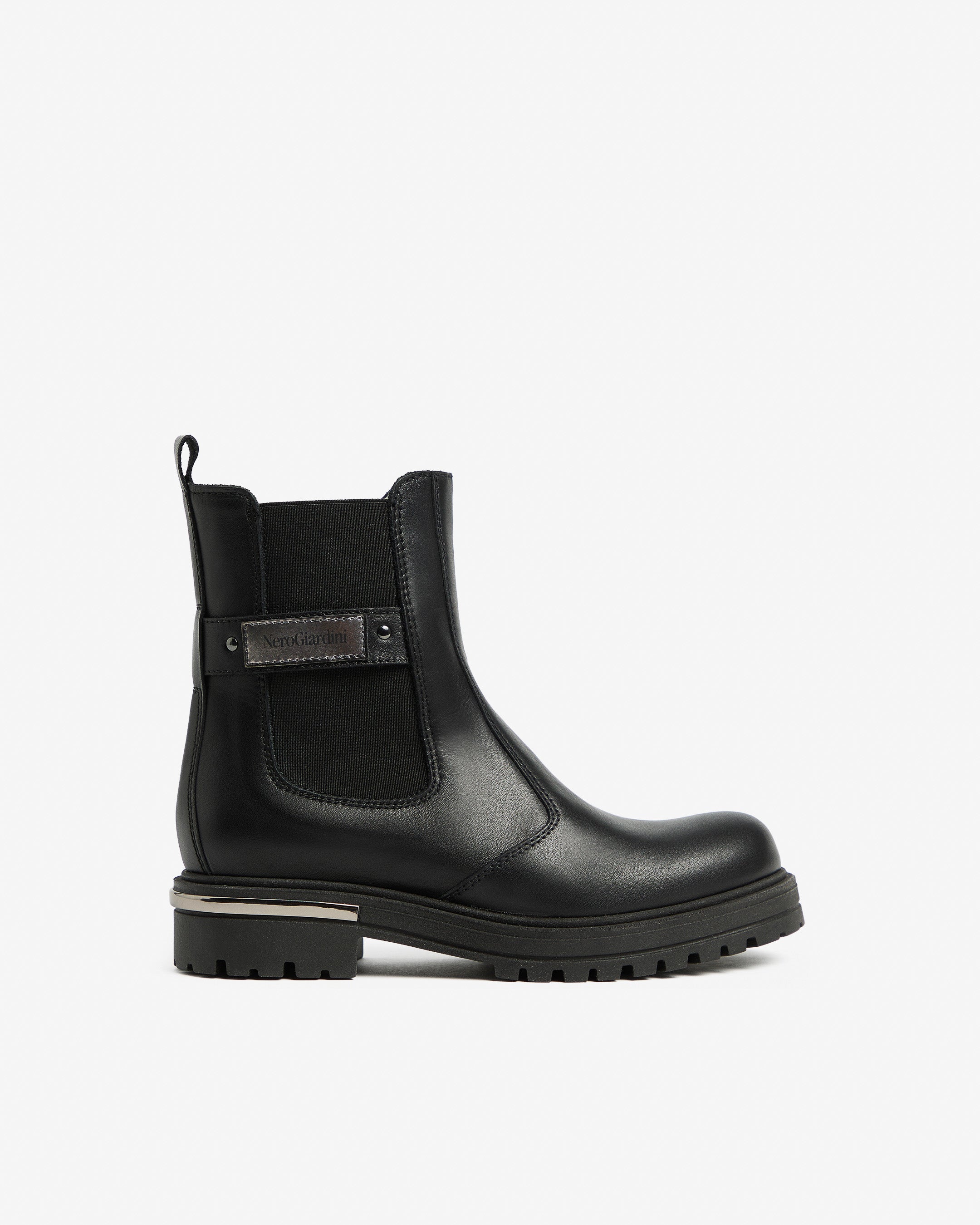 NeroGiardini Bottines teen fille cuir hiver