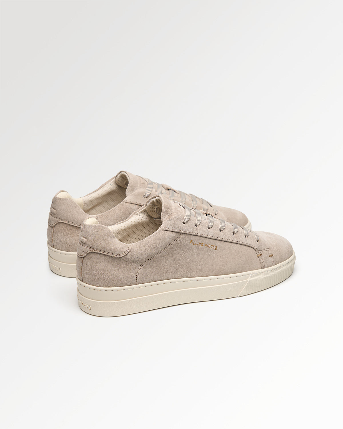 Filling Pieces Tiebreak Suede Pure baskets blanche suède