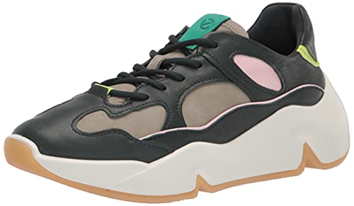 ECCO Chunky Sneaker baskets femme 38 EU noir ville