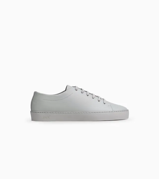 JAK Royal Light Grey baskets cuir gris clair