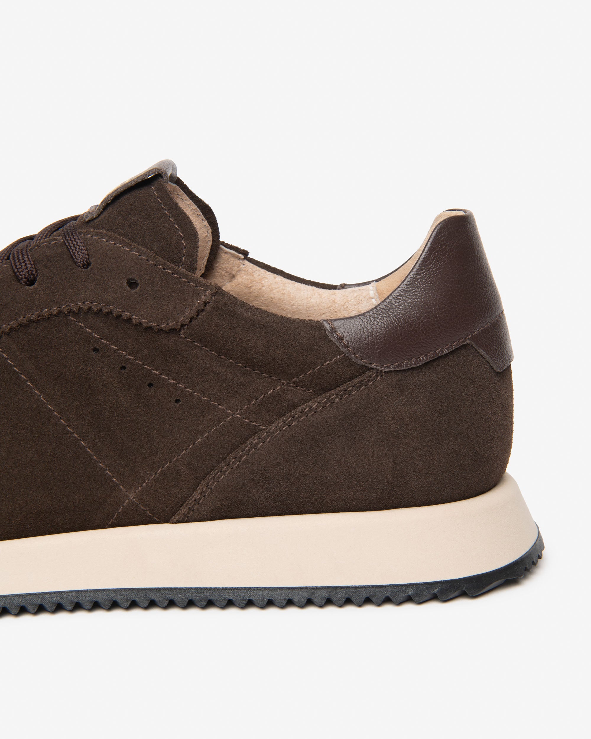 Nerogiardini Sneakers Homme Cuir Velours Daim Perforé