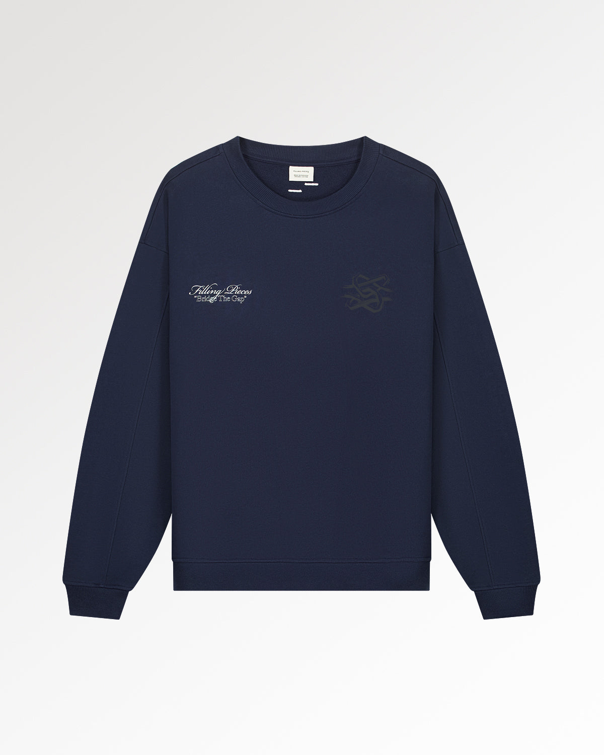 Filling Pieces Bridge the Gap sweat Maritime Blue coton