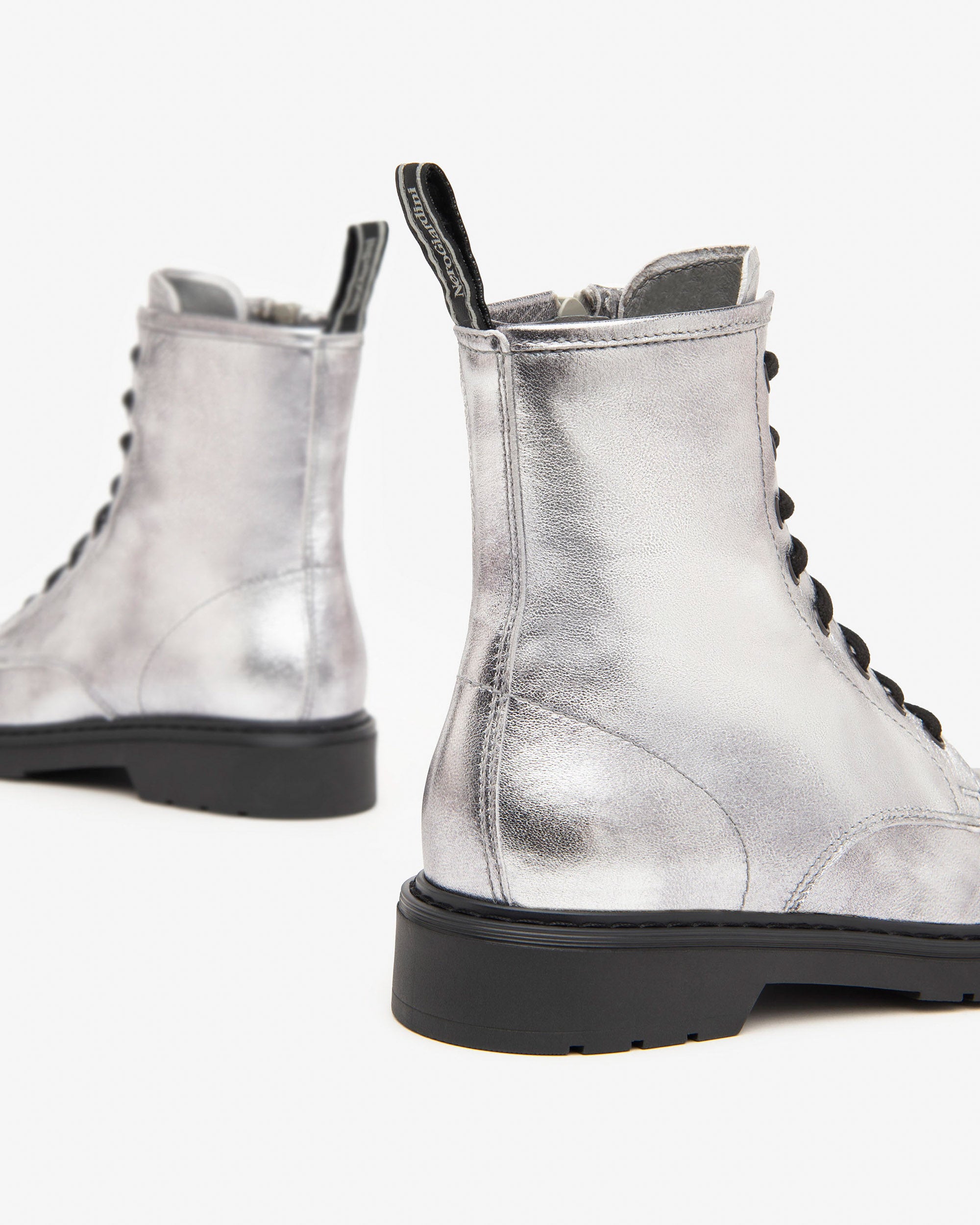 Nerogiardini Bottines Motardes Femme Cuir Talon 30 mm