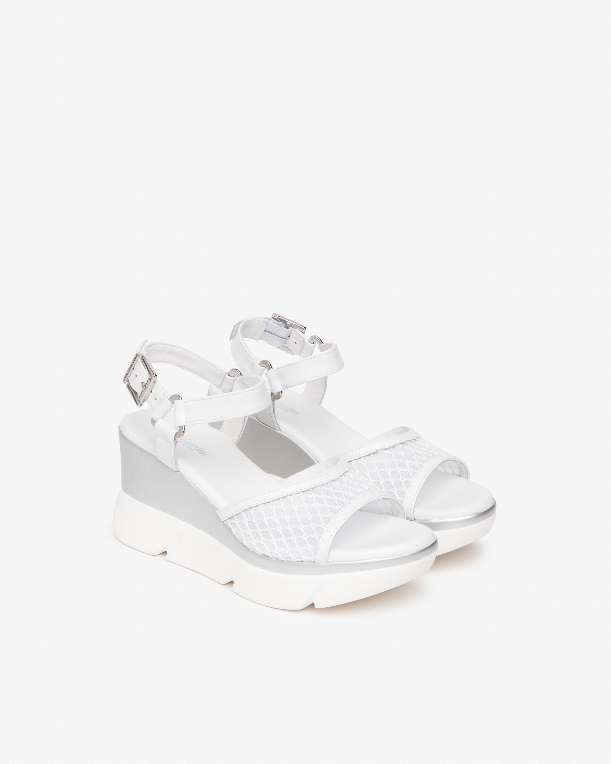 NeroGiardini Sandales Femme Cuir Toile Confort Ville