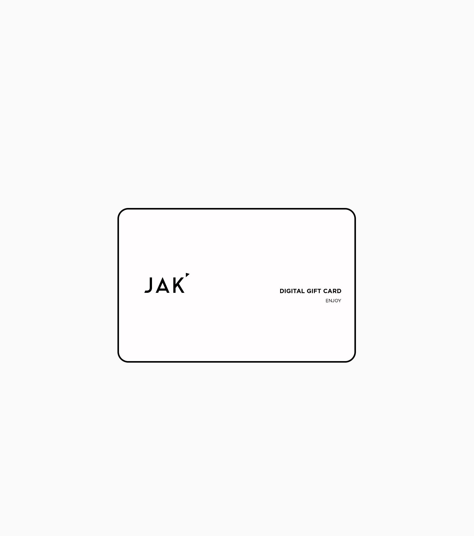 JAK Gift Card carte cadeau digitale 25 € en ligne