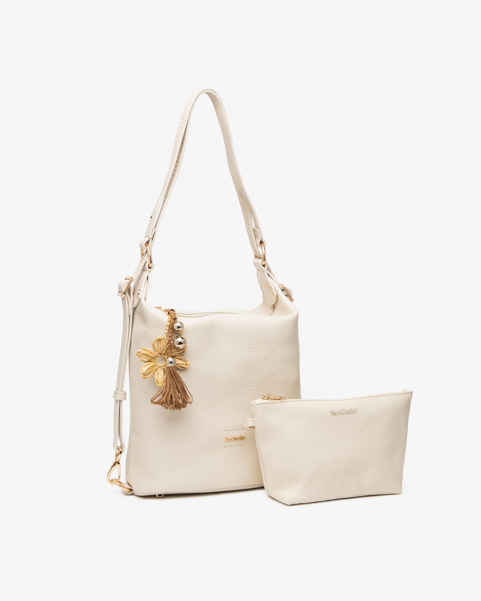 NeroGiardini Sacs Sac Épaule Femme Cuir PZ Italie