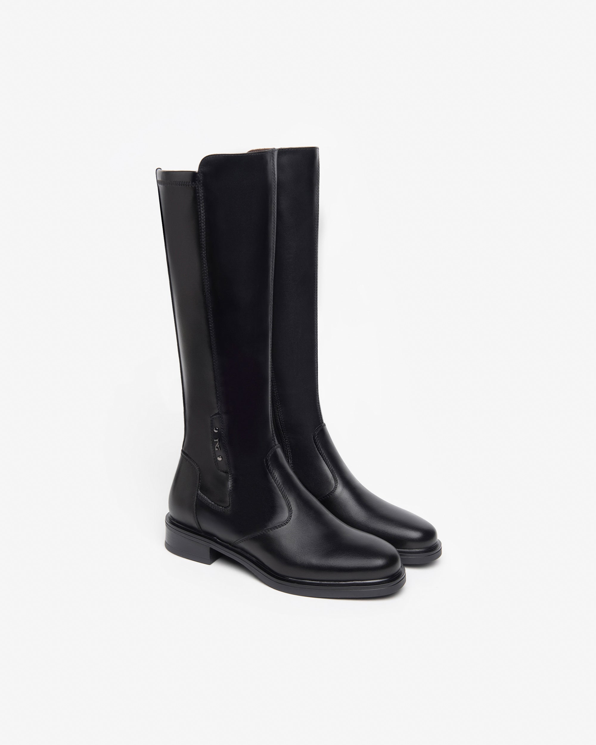 NeroGiardini Bottes Femme Cuir Zip Talon 30mm 38