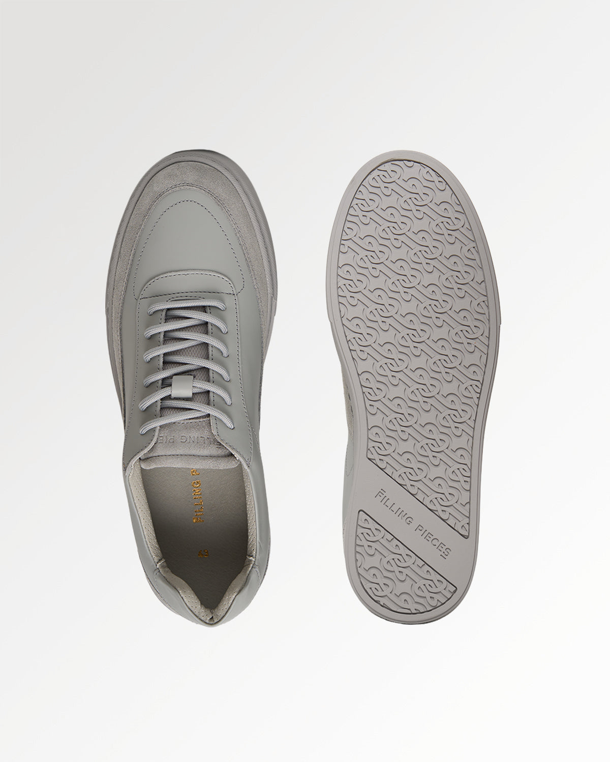 Filling Pieces Mondo Viera All Grey sneakers cuir gris