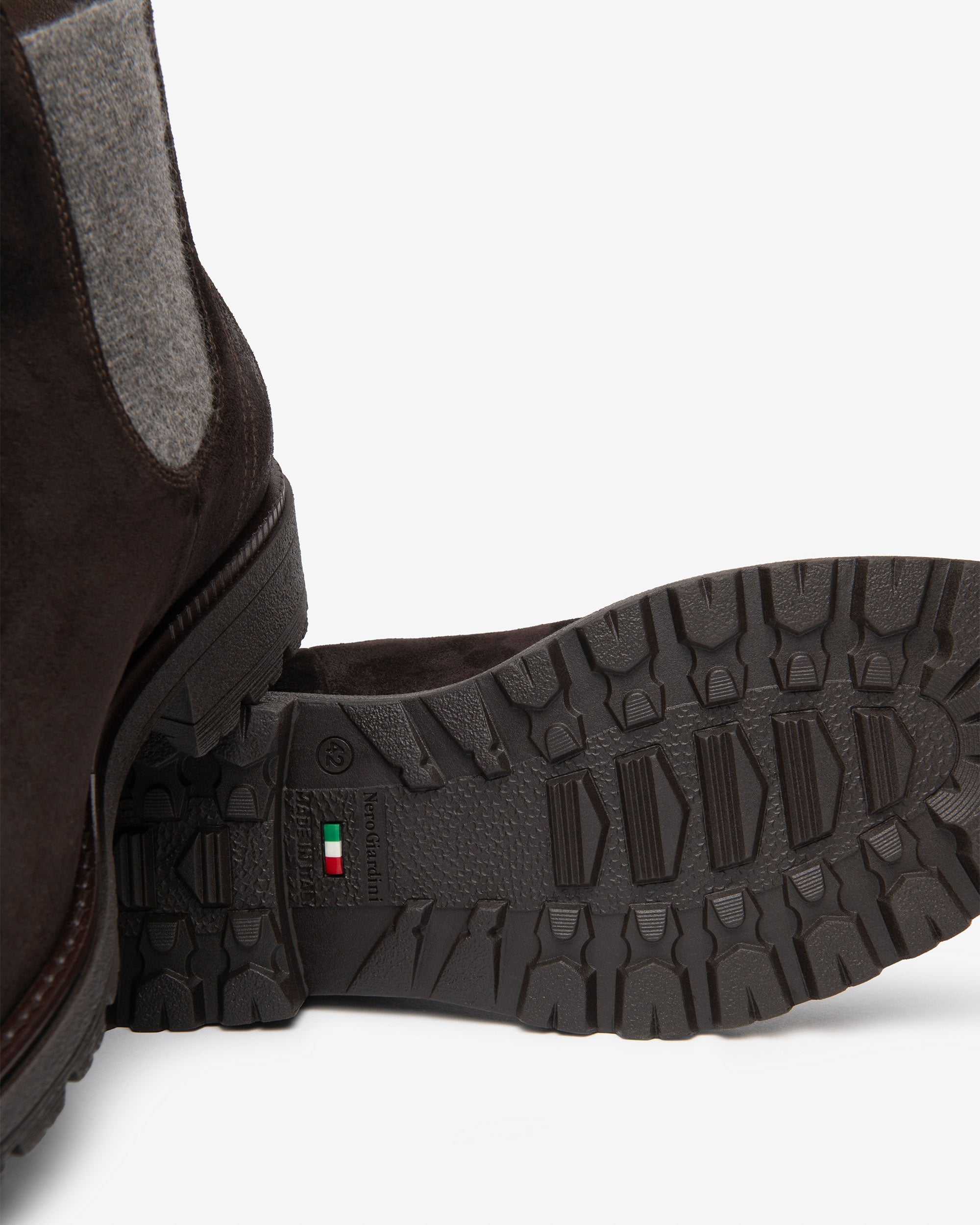 NeroGiardini Chelsea Bottines Homme Cuir Velours Hiver