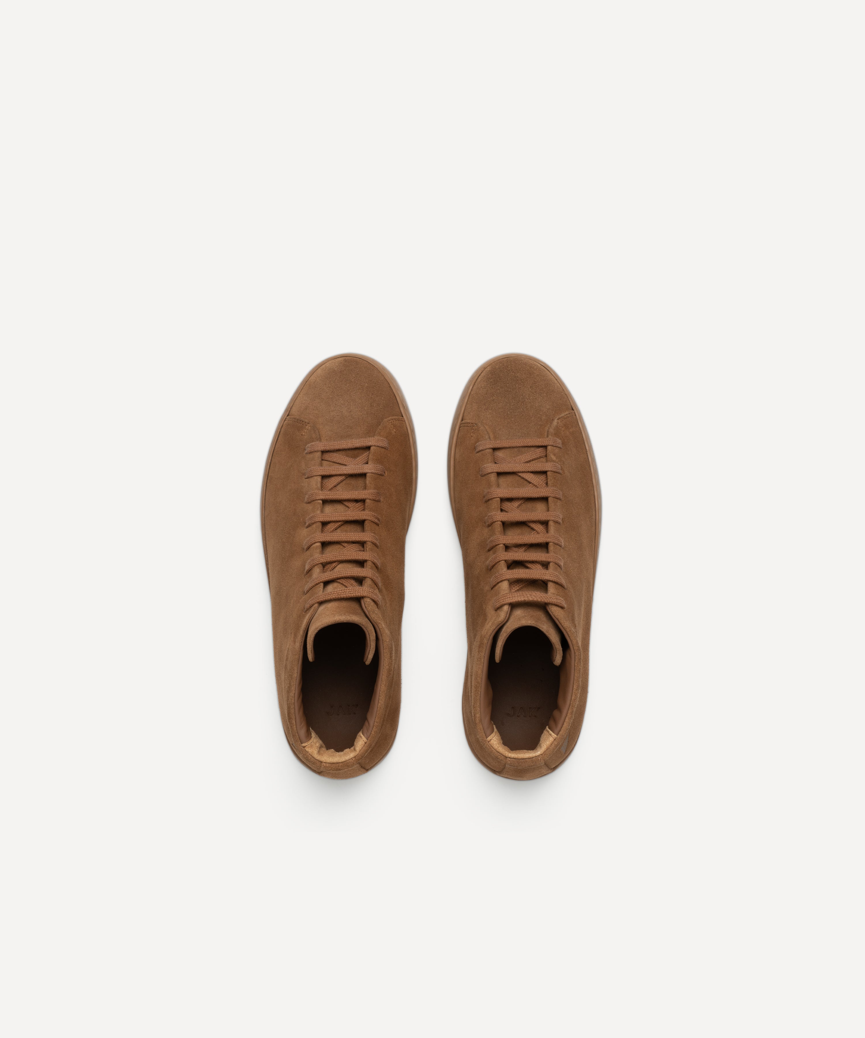 JAK Royal Hi SD sneakers cuir Cognac 42 fabriqué Portugal