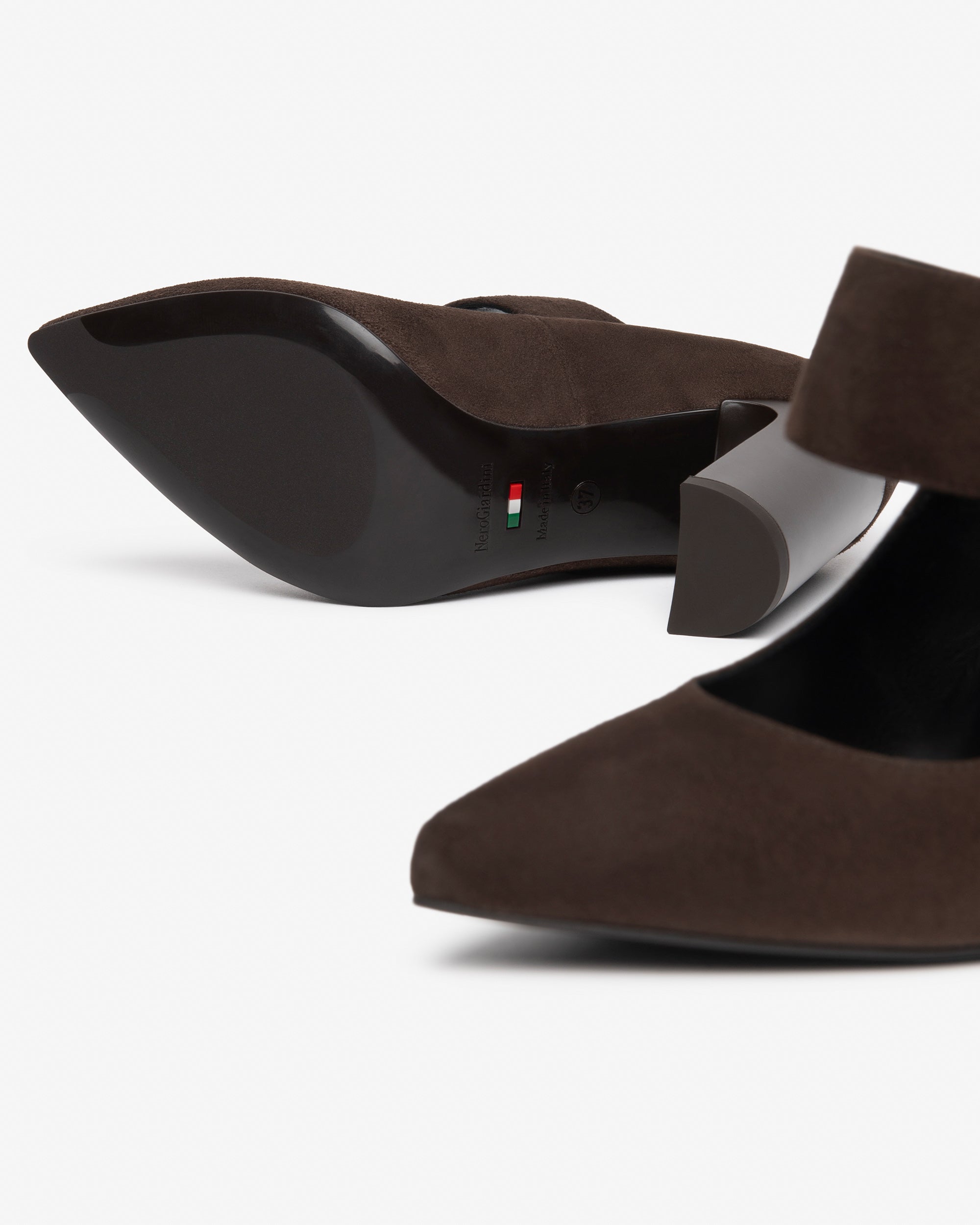 NeroGiardini Mary Jane babies velours noir