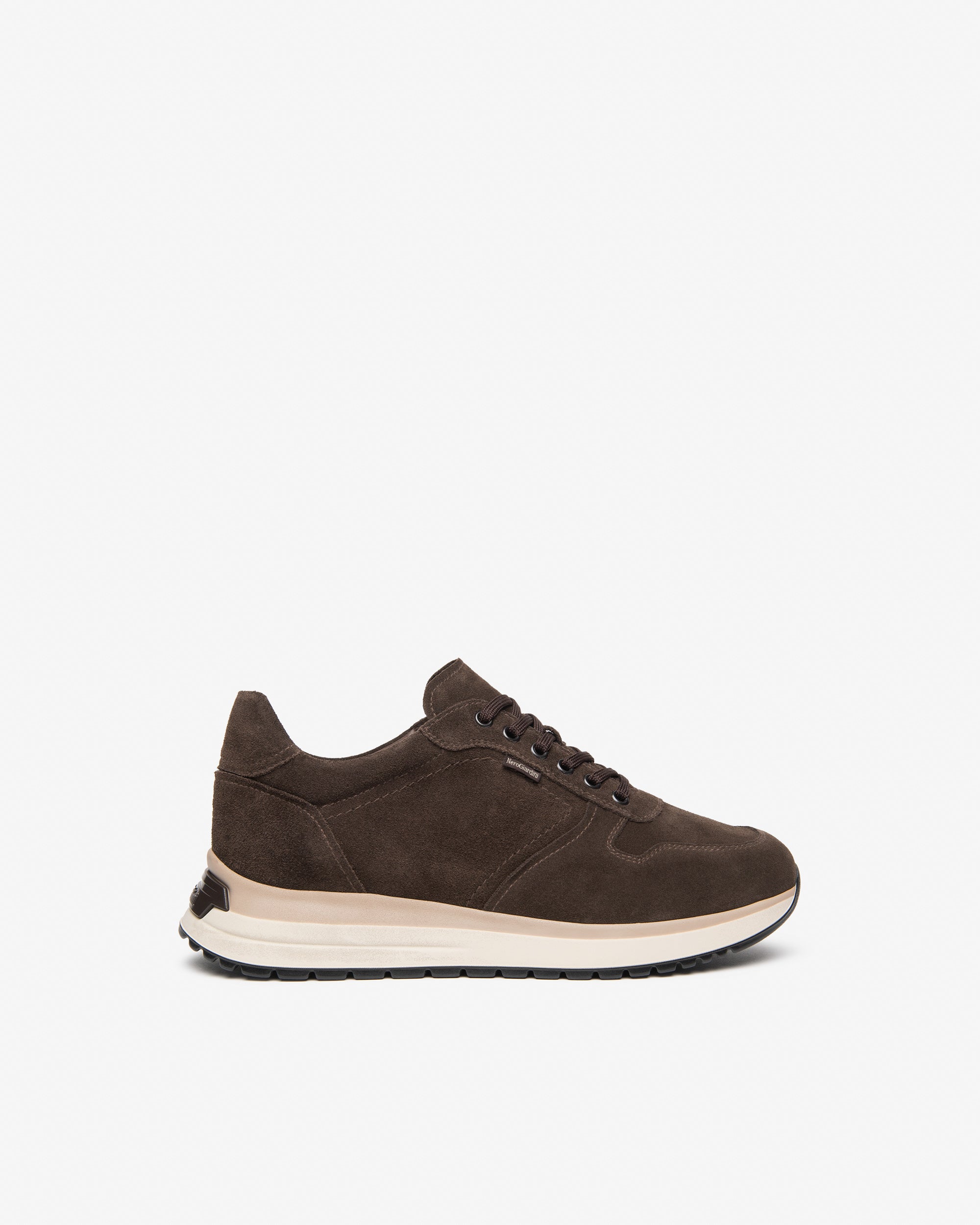 NeroGiardini Sneakers Homme Cuir Velours Semelle Caoutchouc