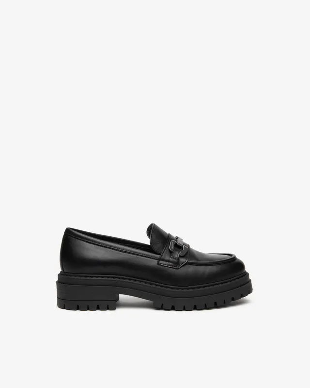 NeroGiardini Mocassins Femme Cuir Ornement Métal Talon 40 mm