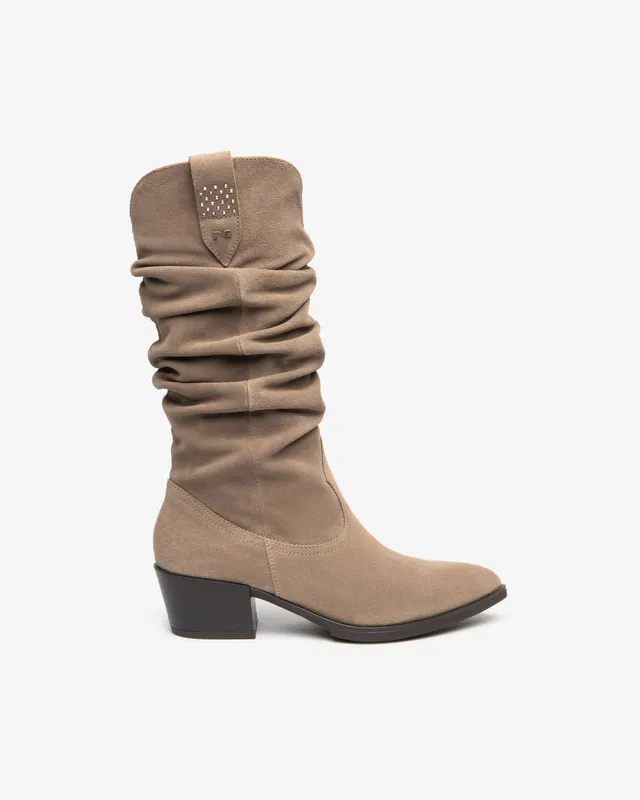 NeroGiardini Bottes Femme Daim 35-41 Talon 50 mm