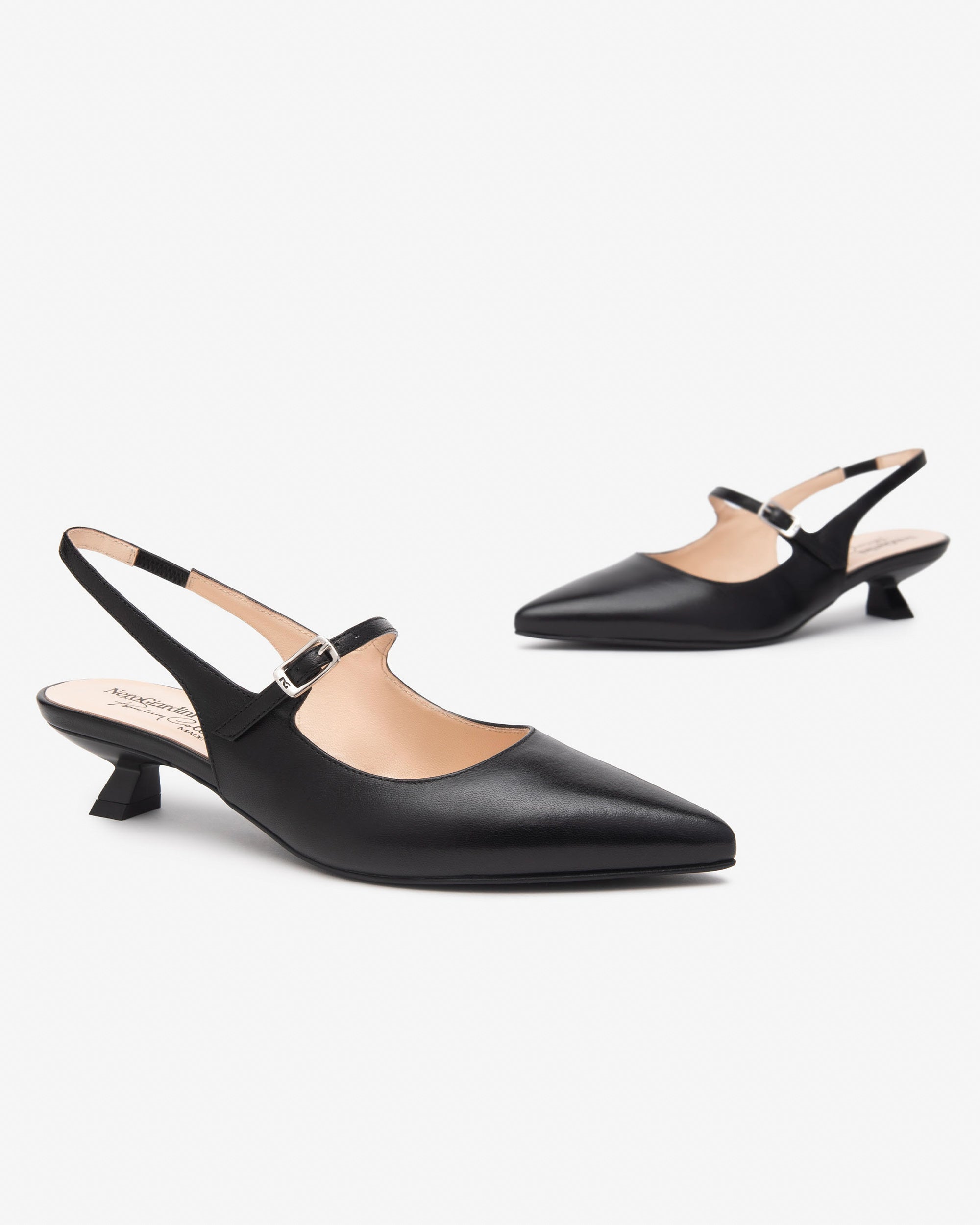 Nerogiardini Slingbacks Femme Cuir Made in Italy