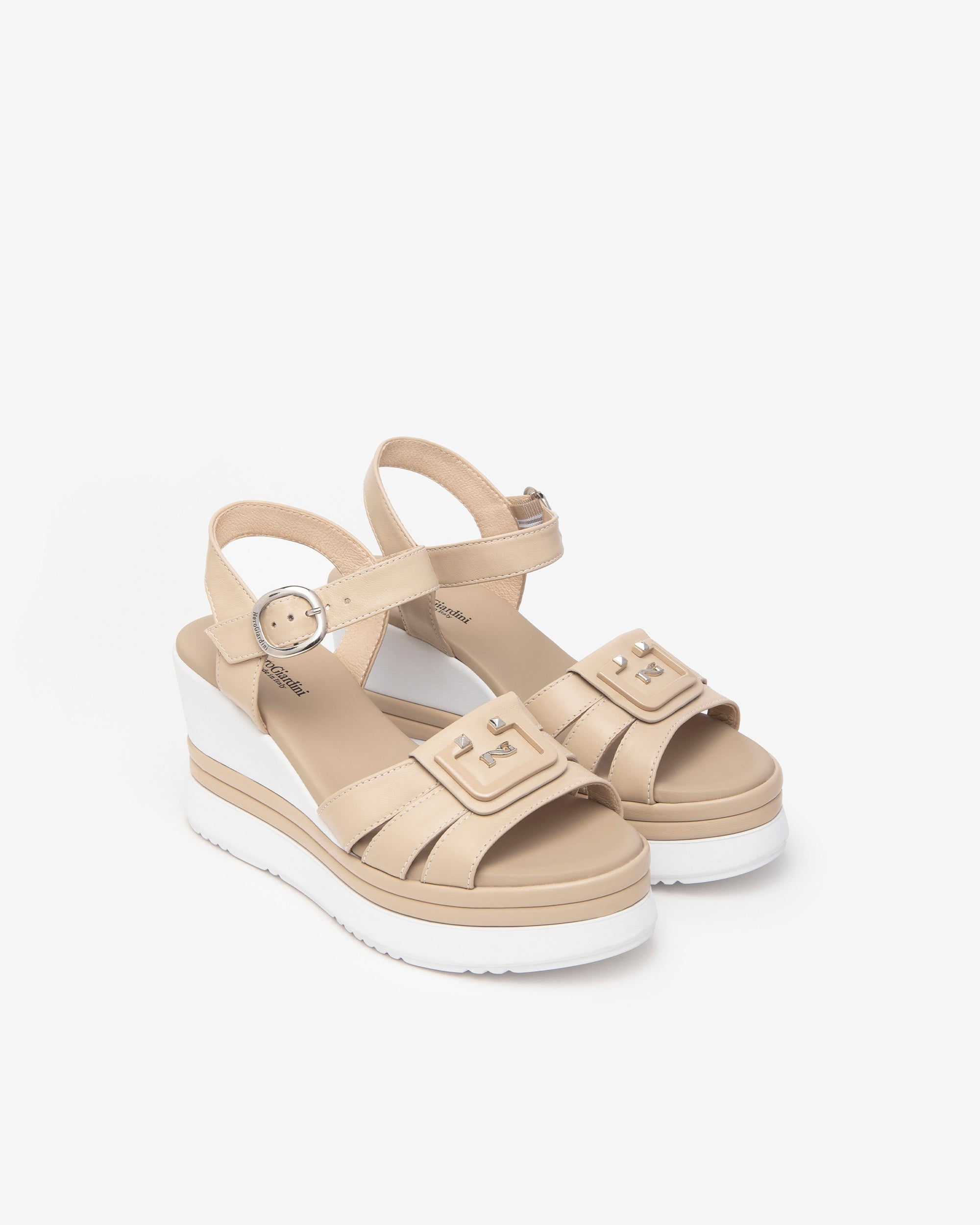 NeroGiardini Sandales Femme Cuir nu-pieds été