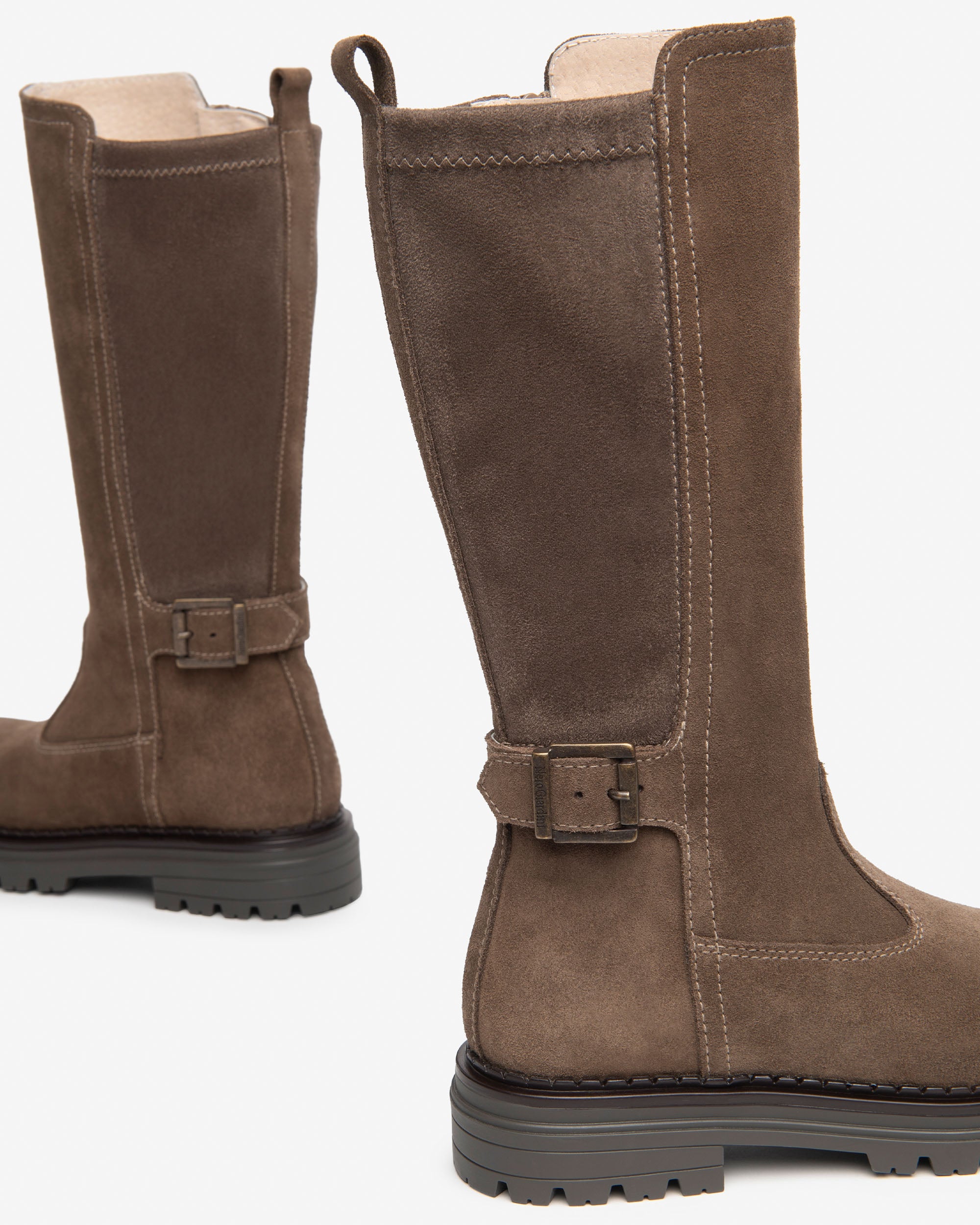 NEROGIARDINI Bottes Teen Fille Cuir Velours Tige Haute Pointure 35