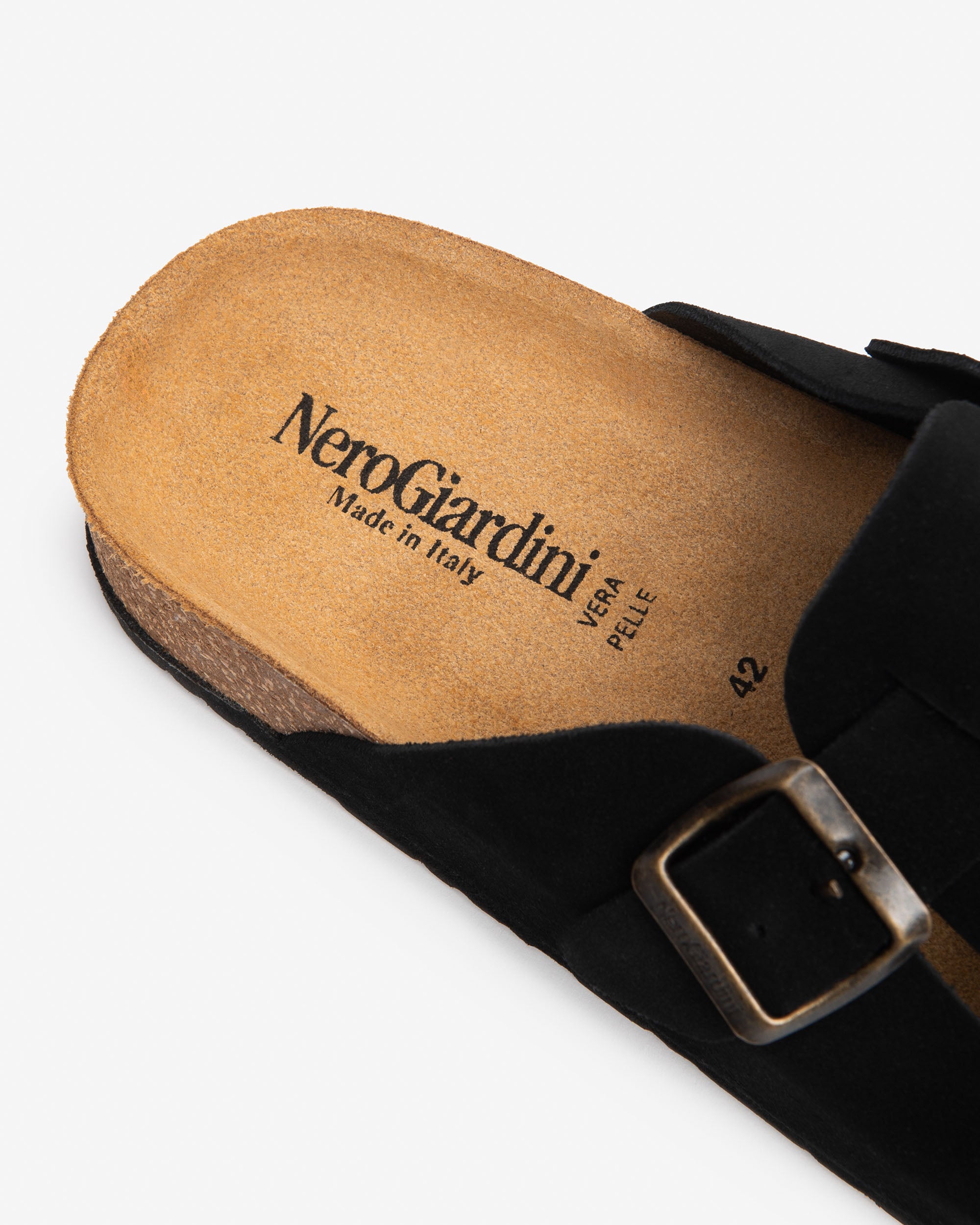 Nerogiardini Mules Homme Cuir Velours Pointure 43