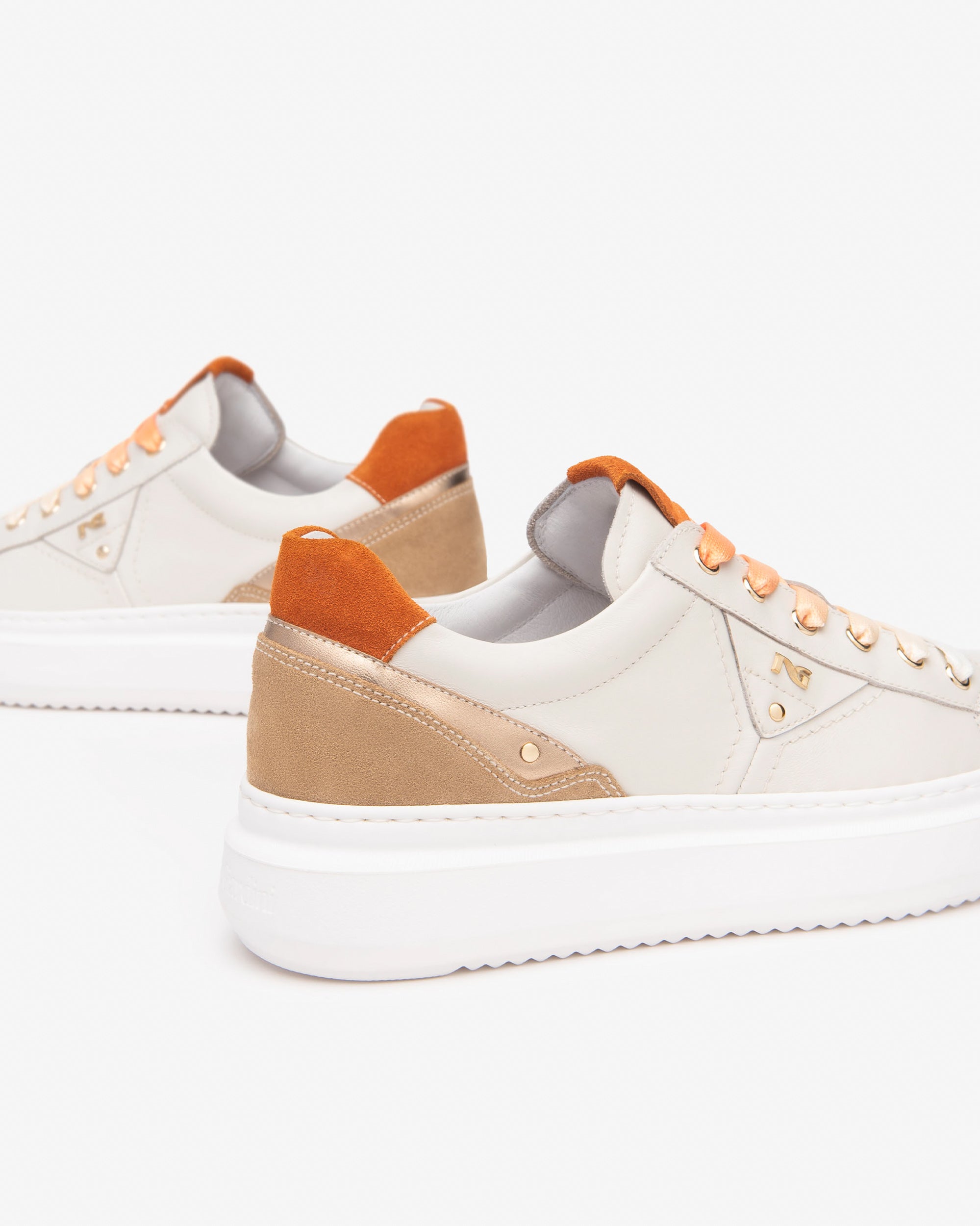 Nerogiardini Sneakers cuir velours femme Made in Italy