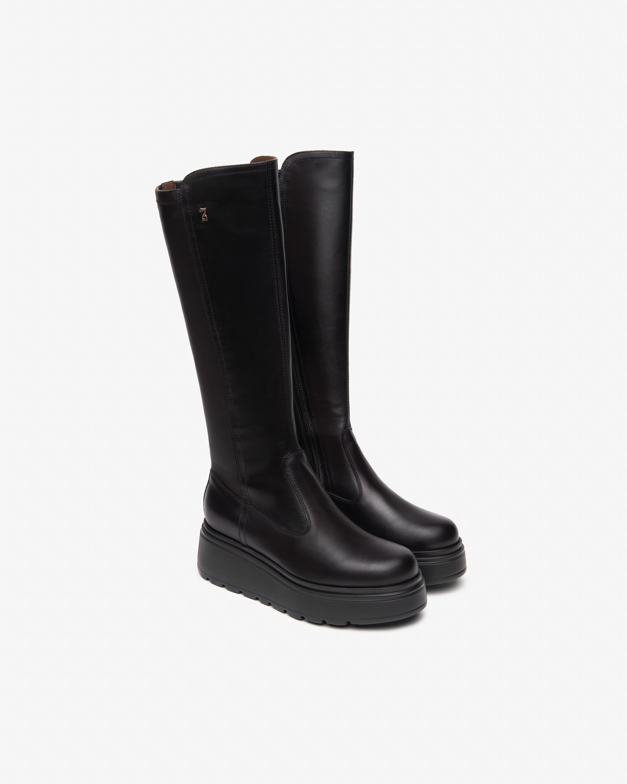 NeroGiardini Bottes Femme Cuir Technique Hiver