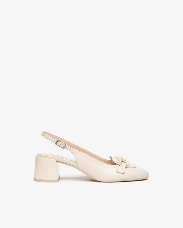 Nerogiardini Slingbacks Cuir Femme Made in Italy