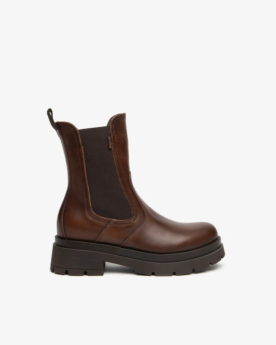 NeroGiardini Bottines Chelsea Cuir Femme Talon 5 cm