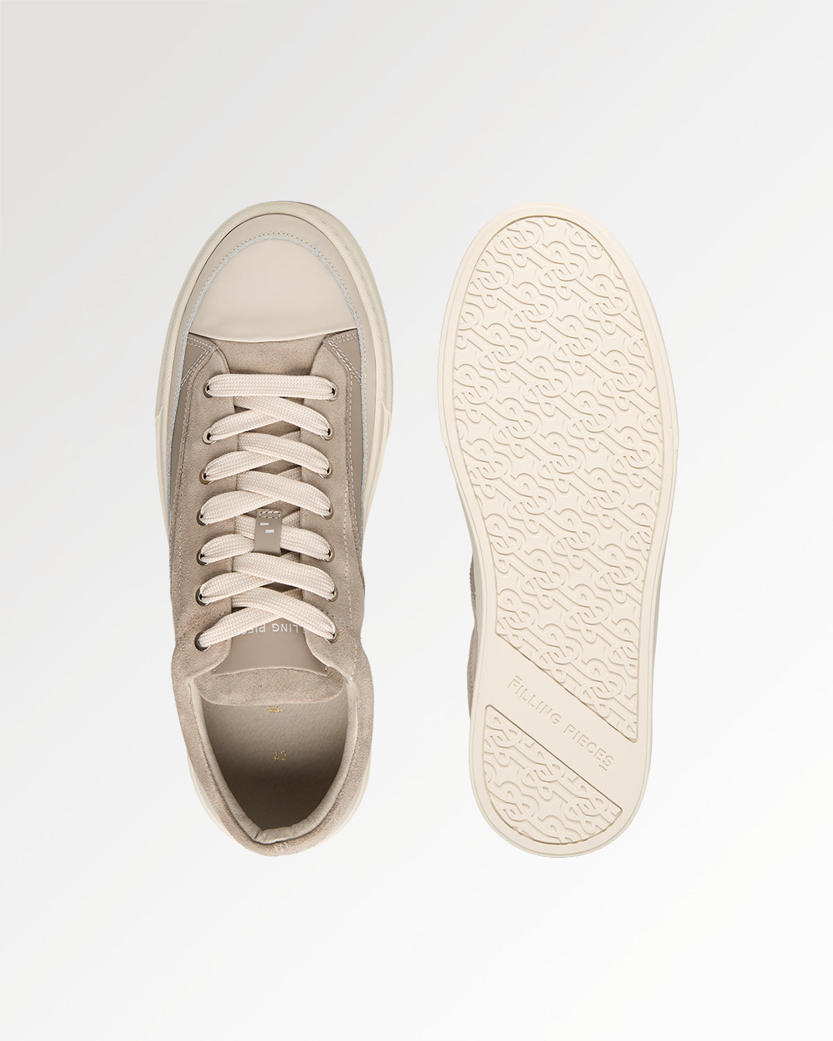 Filling Pieces Riviera baskets crème suède cuir