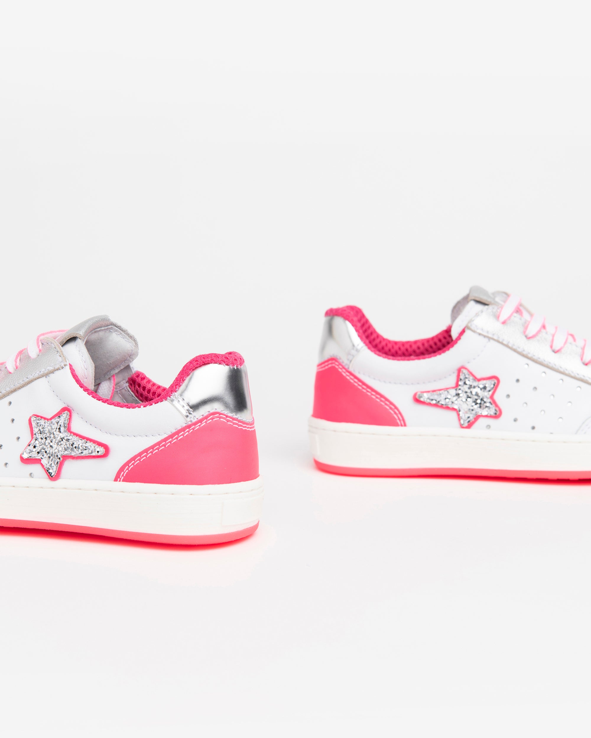 NeroGiardini Sneakers Kids Fille Cuir étoile paillettes