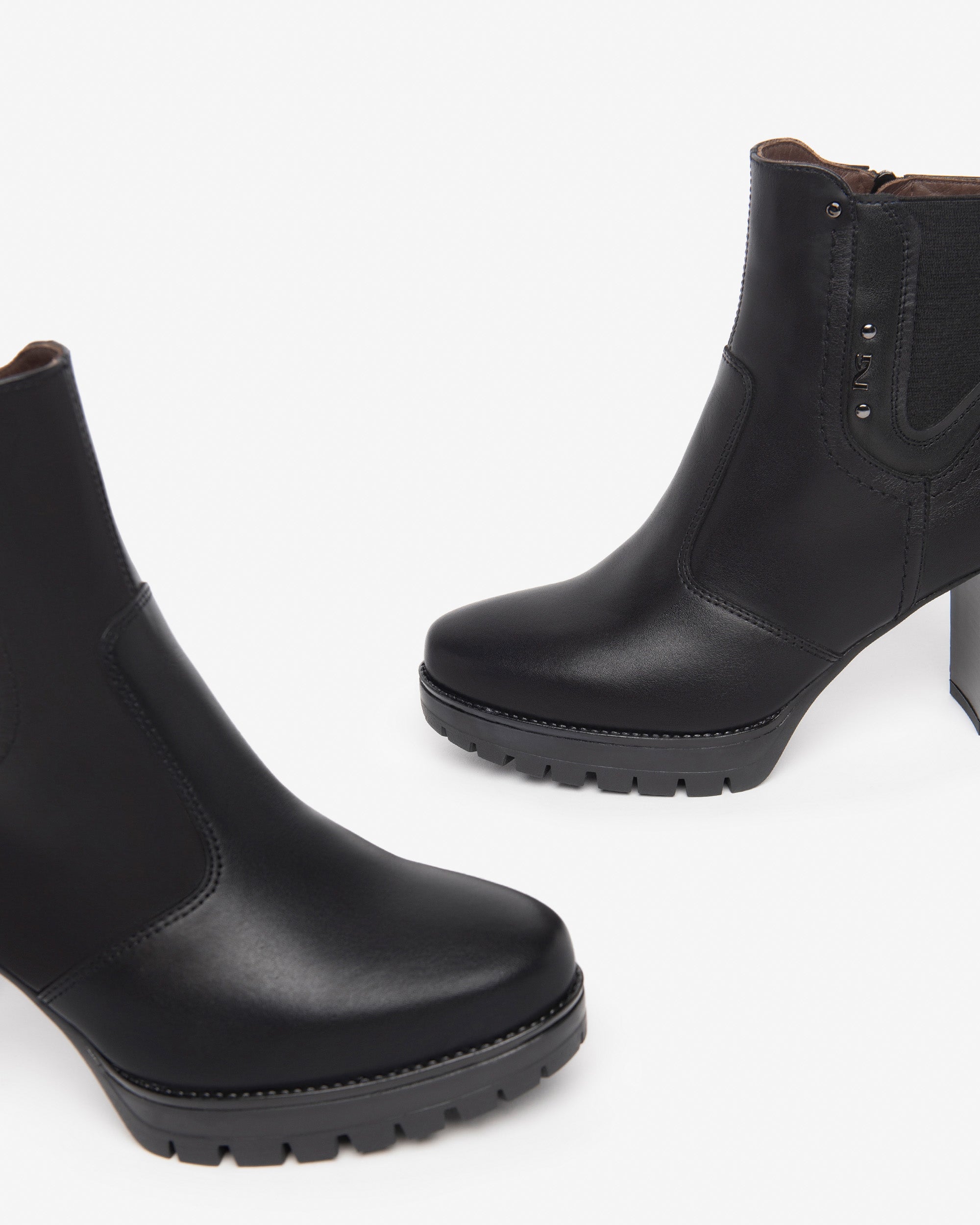 NeroGiardini Bottines Femme en Cuir Hiver Ville