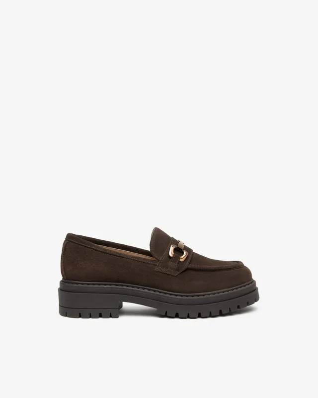 NeroGiardini Mocassins Femme Velours Ornement Talon 40 mm