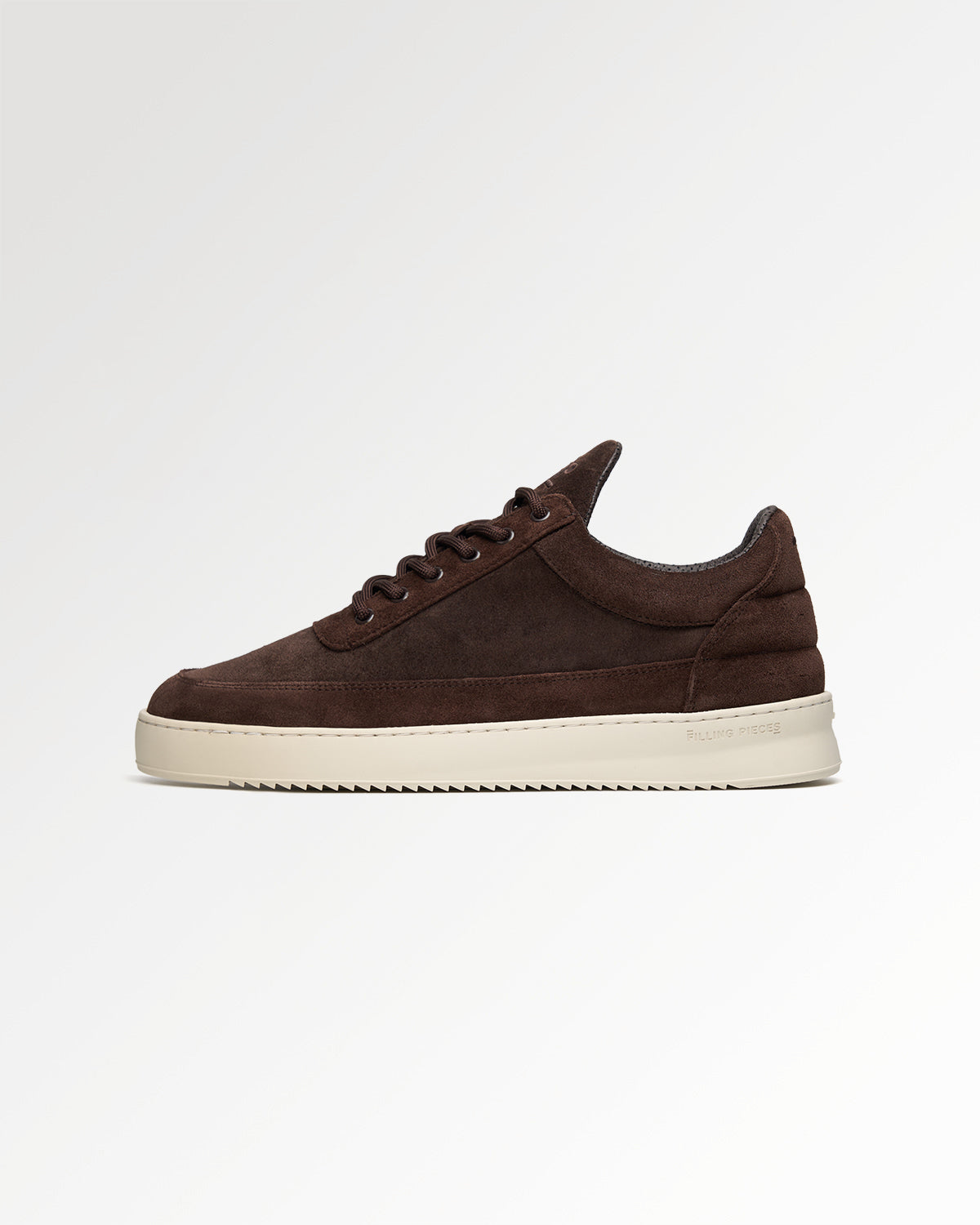 Filling Pieces Low Top Suede sneakers Chocolate cuir suède