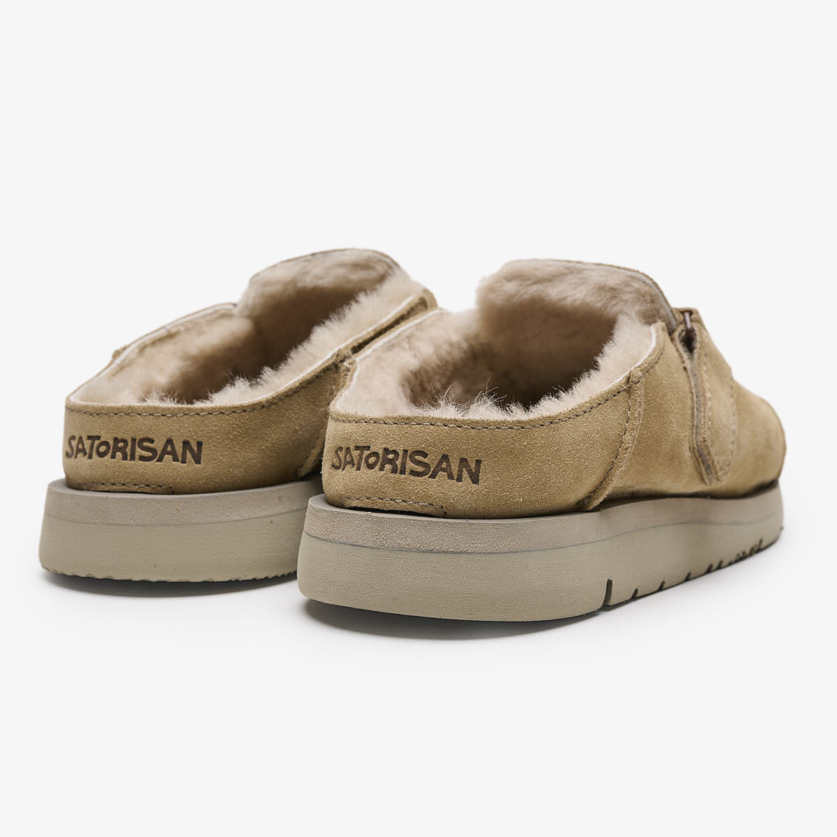Satorisan Uwabaki Clog Suede sabots driftwood cuir