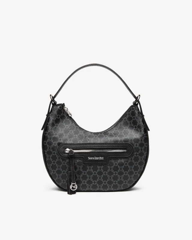 NeroGiardini Besace femme matière technique hobo