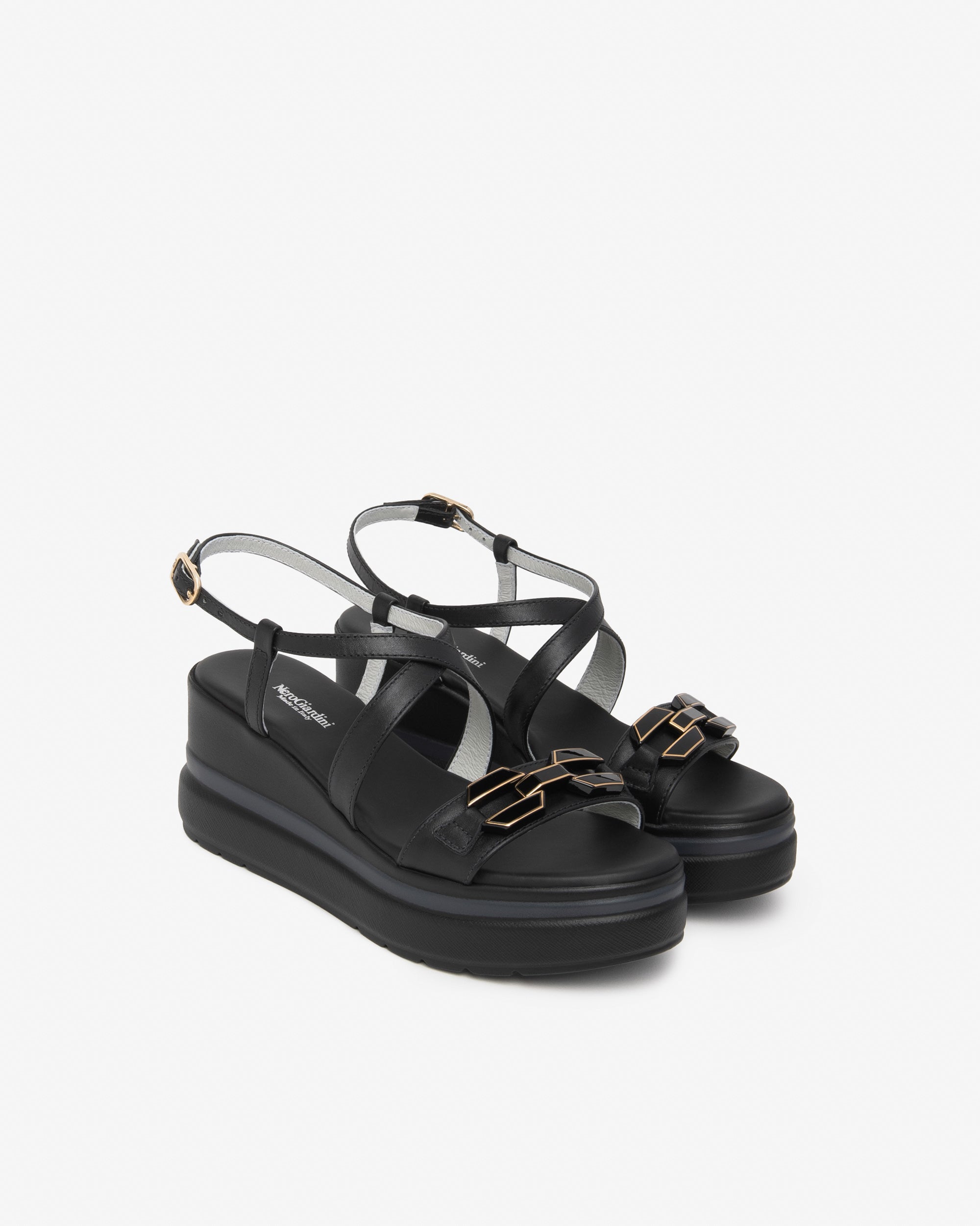 Nerogiardini Sandales Cuir Femme Été