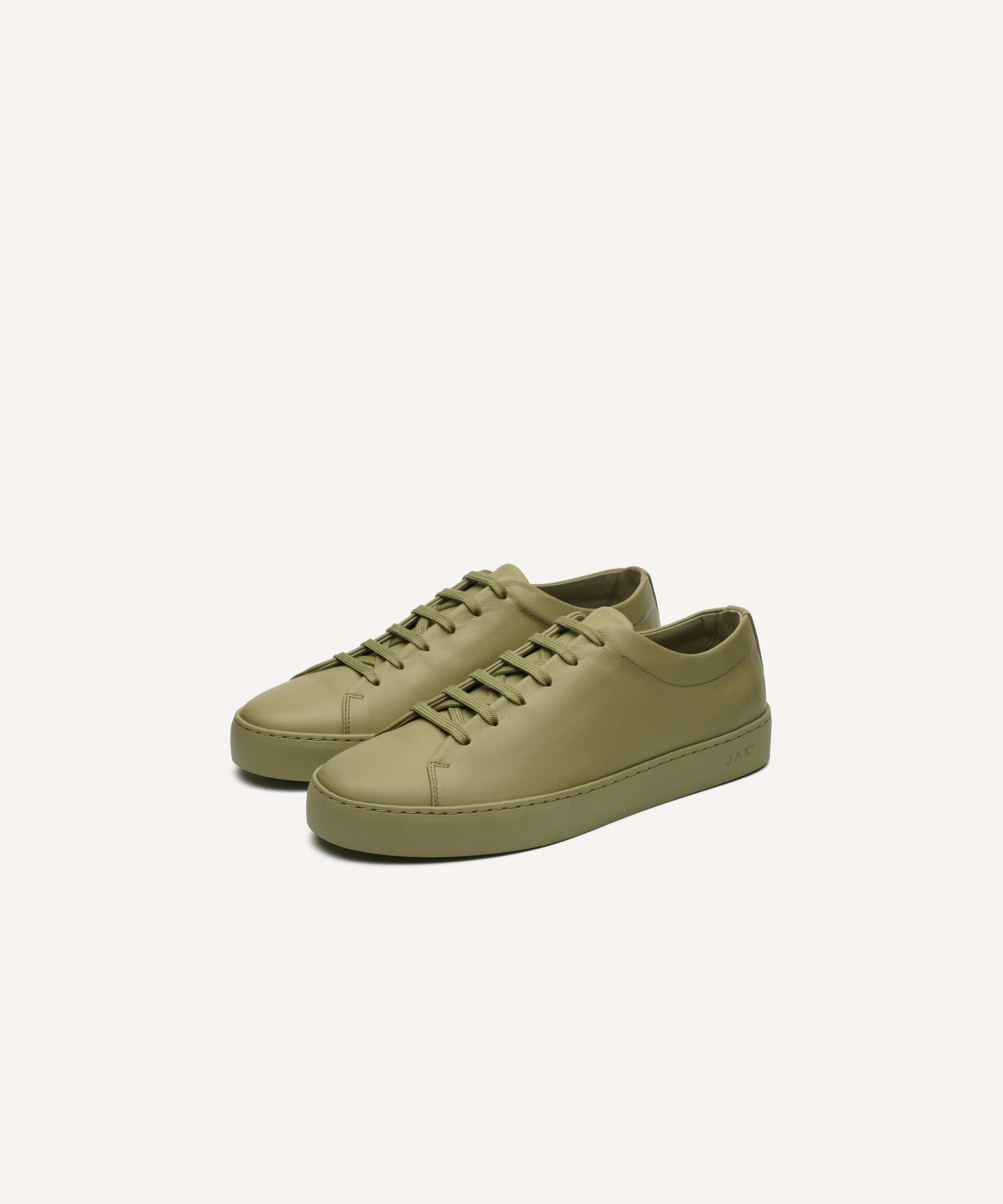 JAK Royal Sage Green sneakers cuir vert