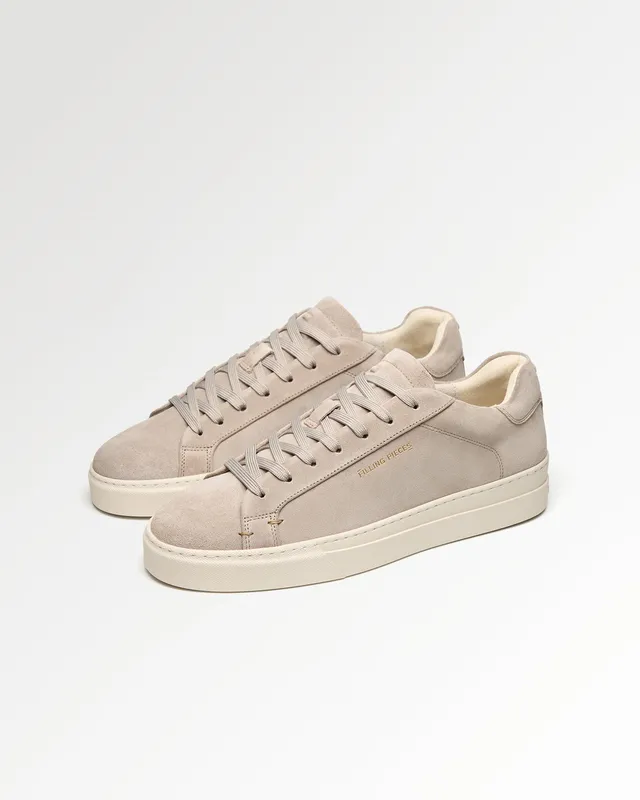 Filling Pieces Tiebreak Suede Pure baskets blanche suède