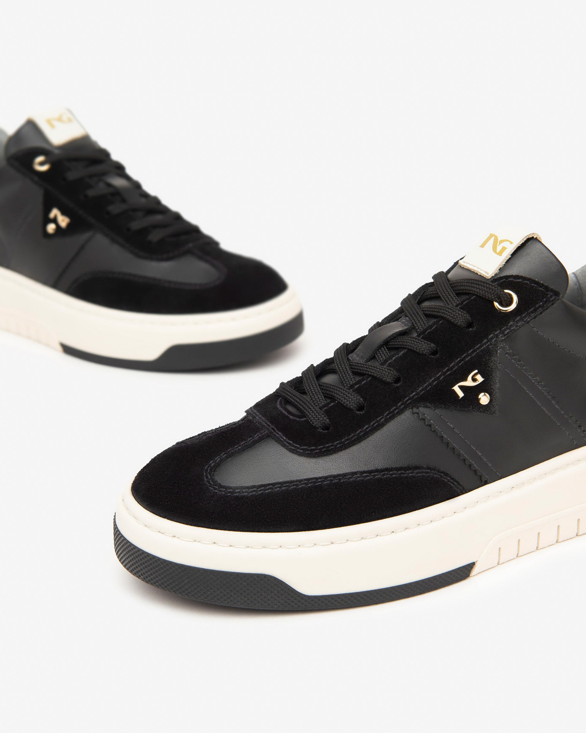 NeroGiardini Sneakers Femme Cuir Daim Memory Confort