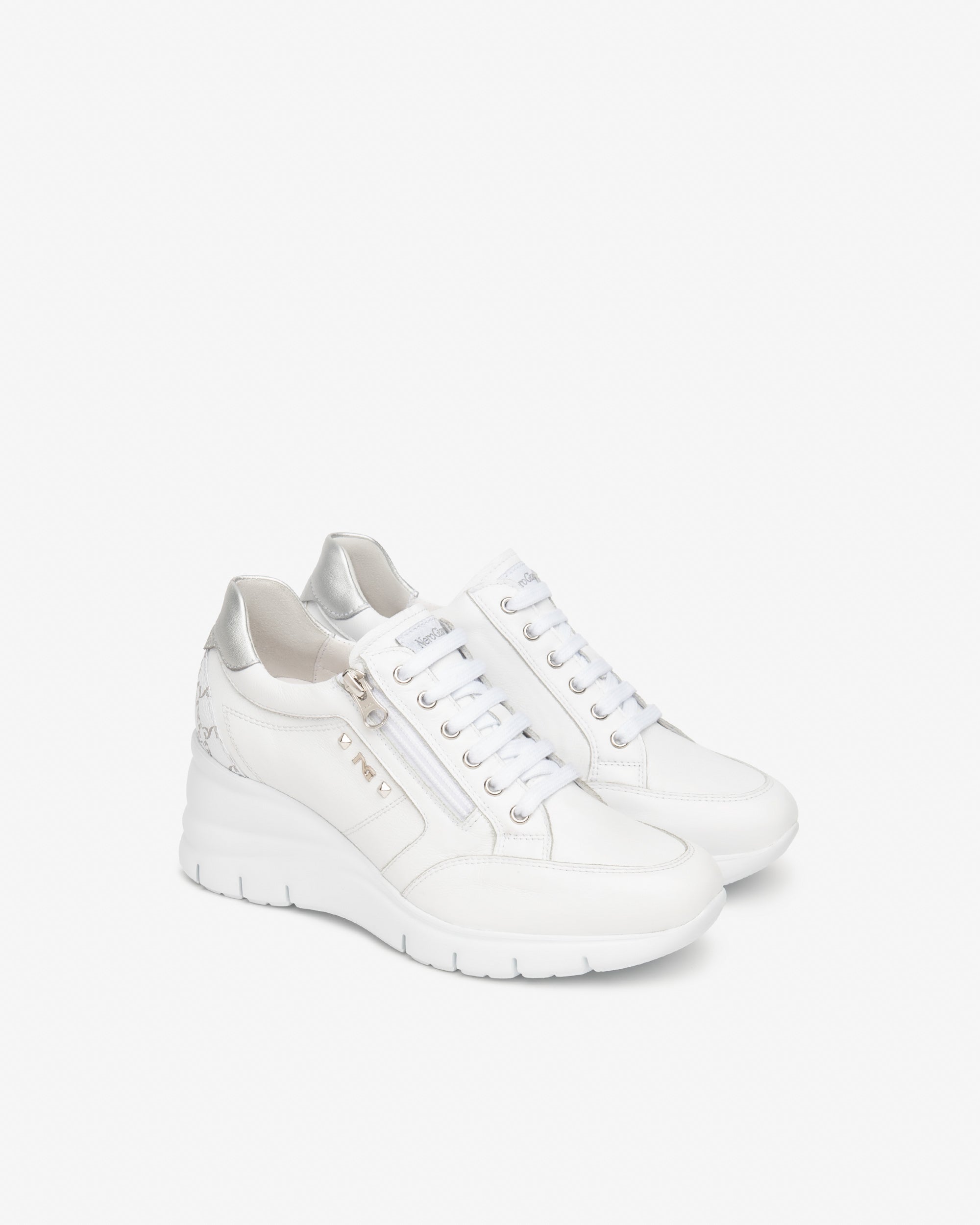 NeroGiardini Sneakers Femme Cuir Technique Confort