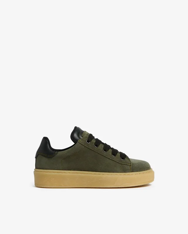 NeroGiardini Sneakers Teen garçon cuir velours