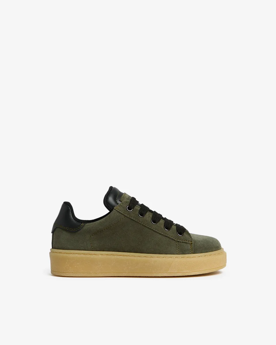 NeroGiardini Sneakers Teen garçon cuir velours