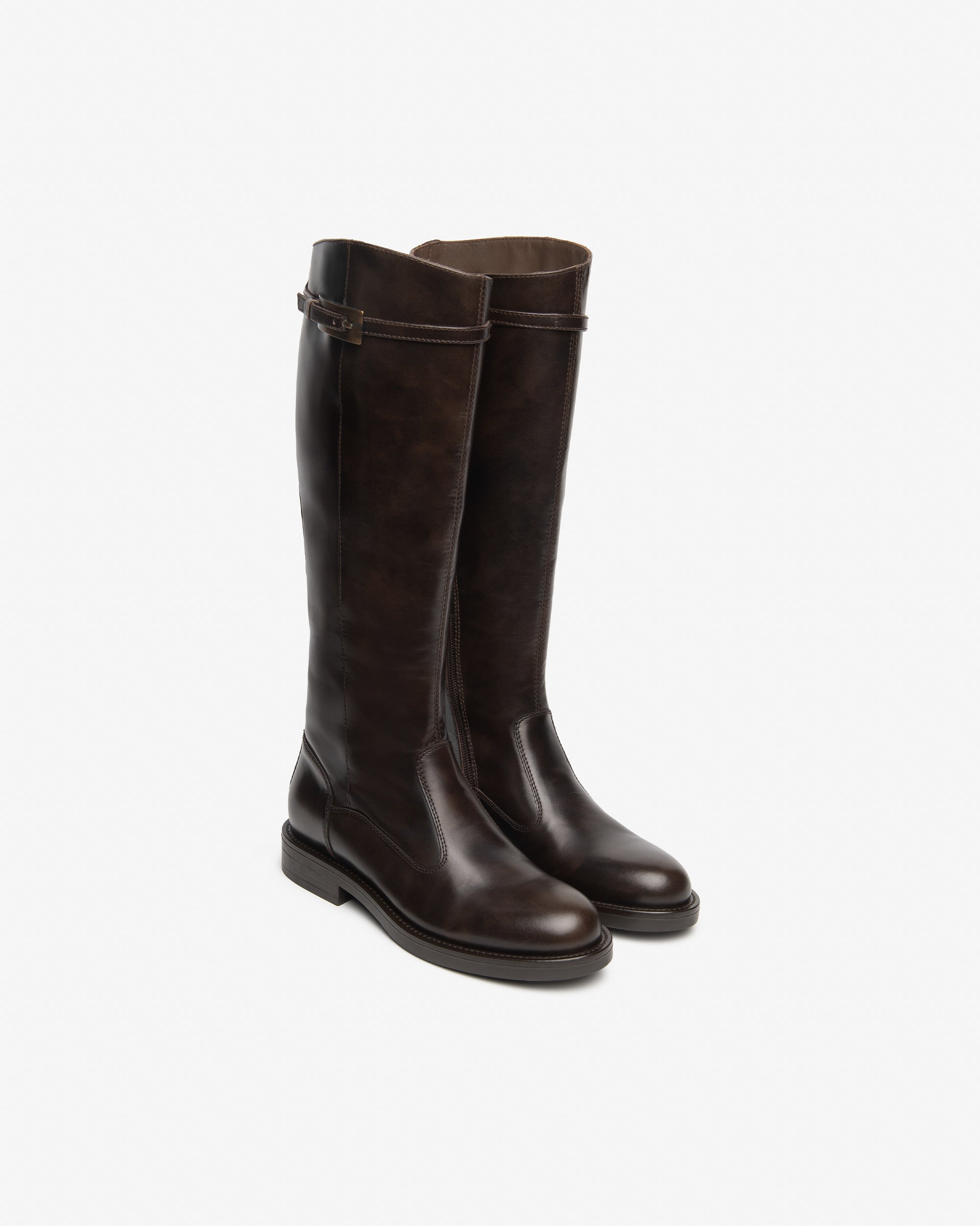NeroGiardini Bottes Femme Cuir Talon 30 mm