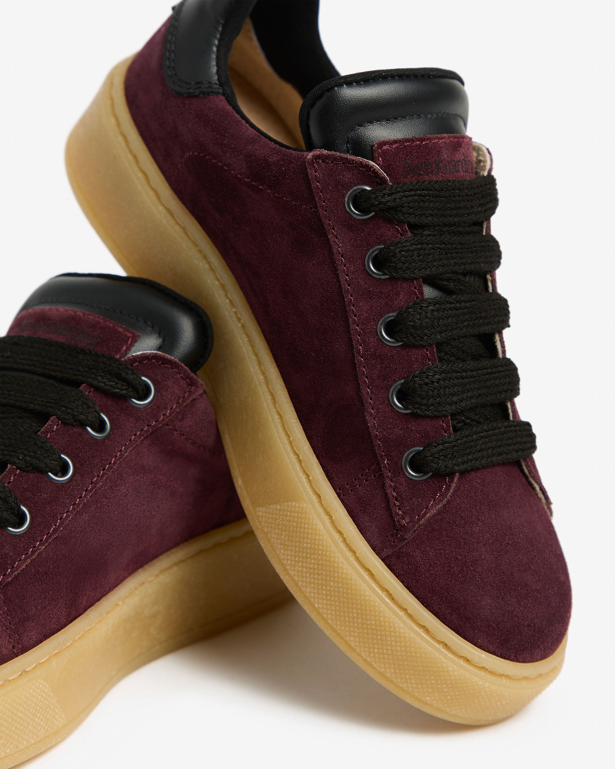 NeroGiardini Sneakers teen fille cuir velours confort