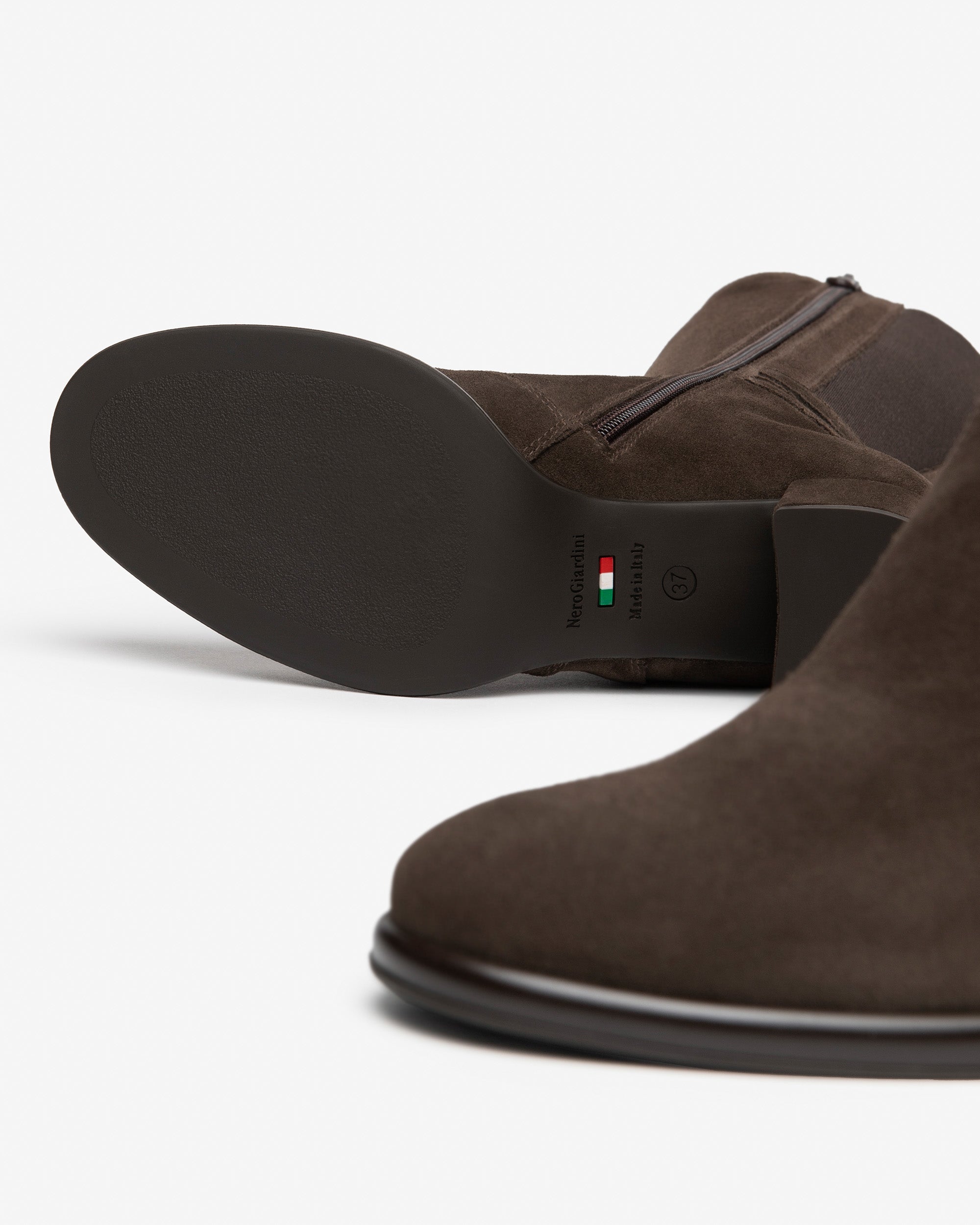NeroGiardini Bottes Femme Daim Talon 60 mm Taille 38