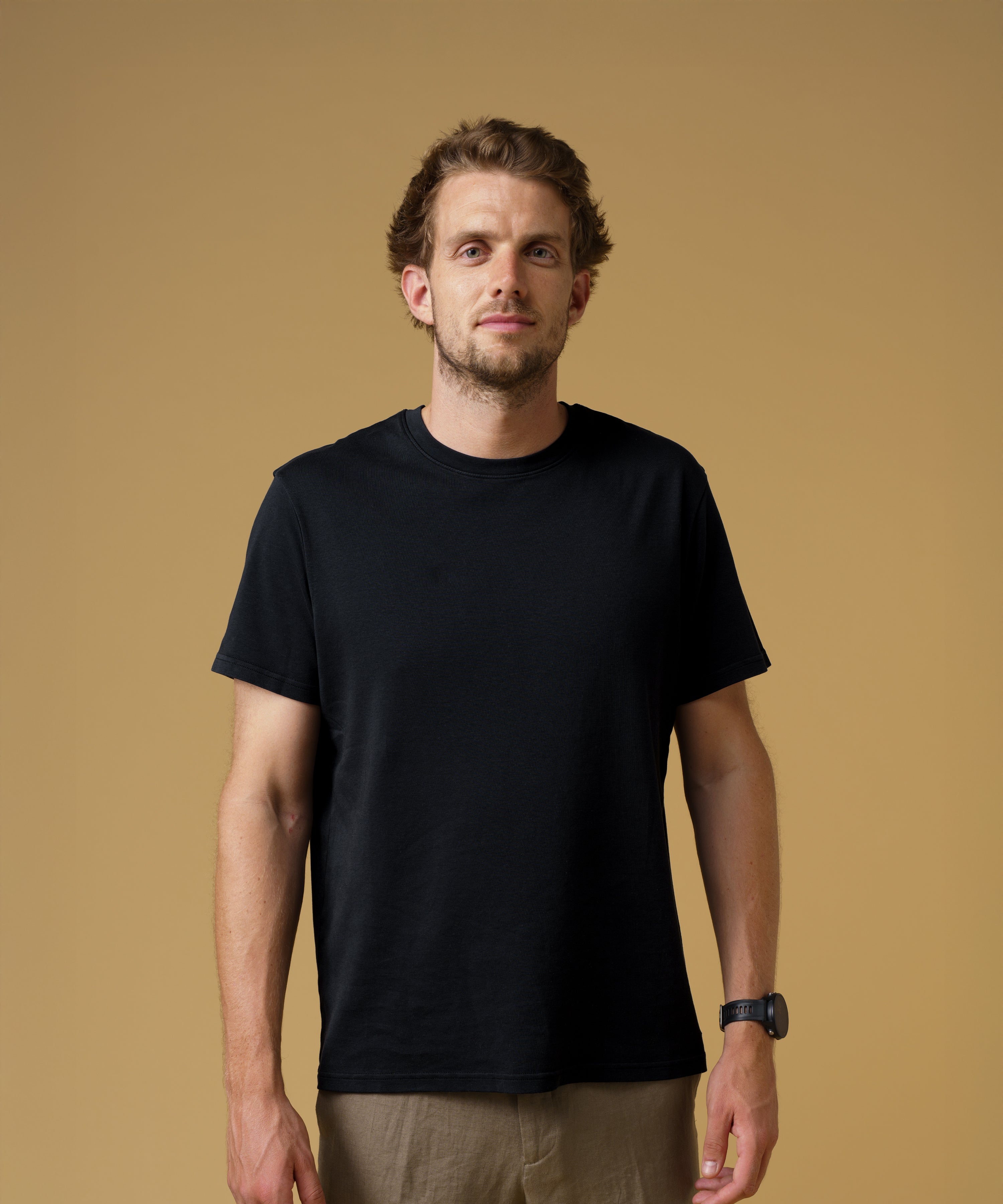 JAK T-Shirt 01 t-shirt homme noir coton bio