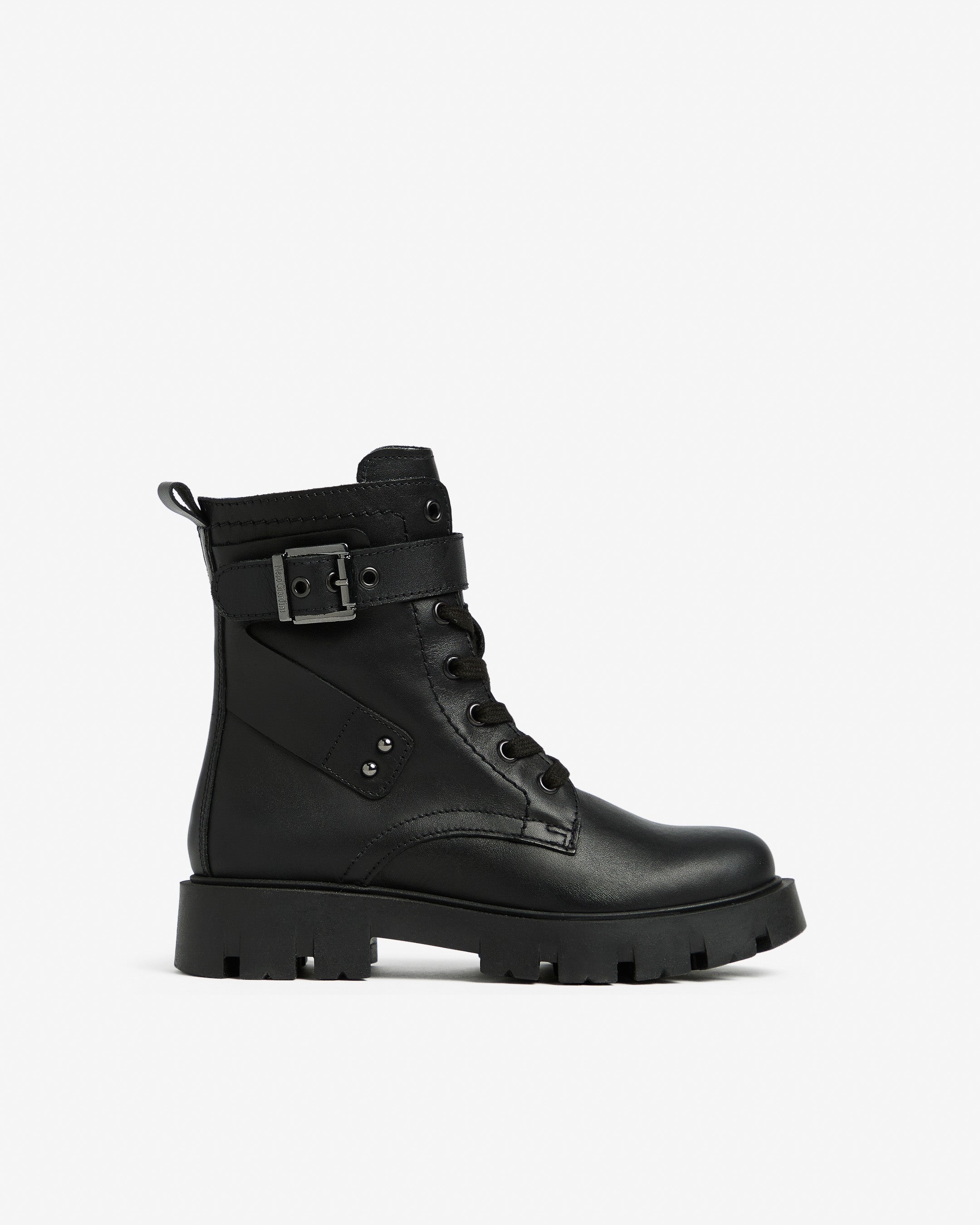 NeroGiardini Bottines bottines fille cuir motardes